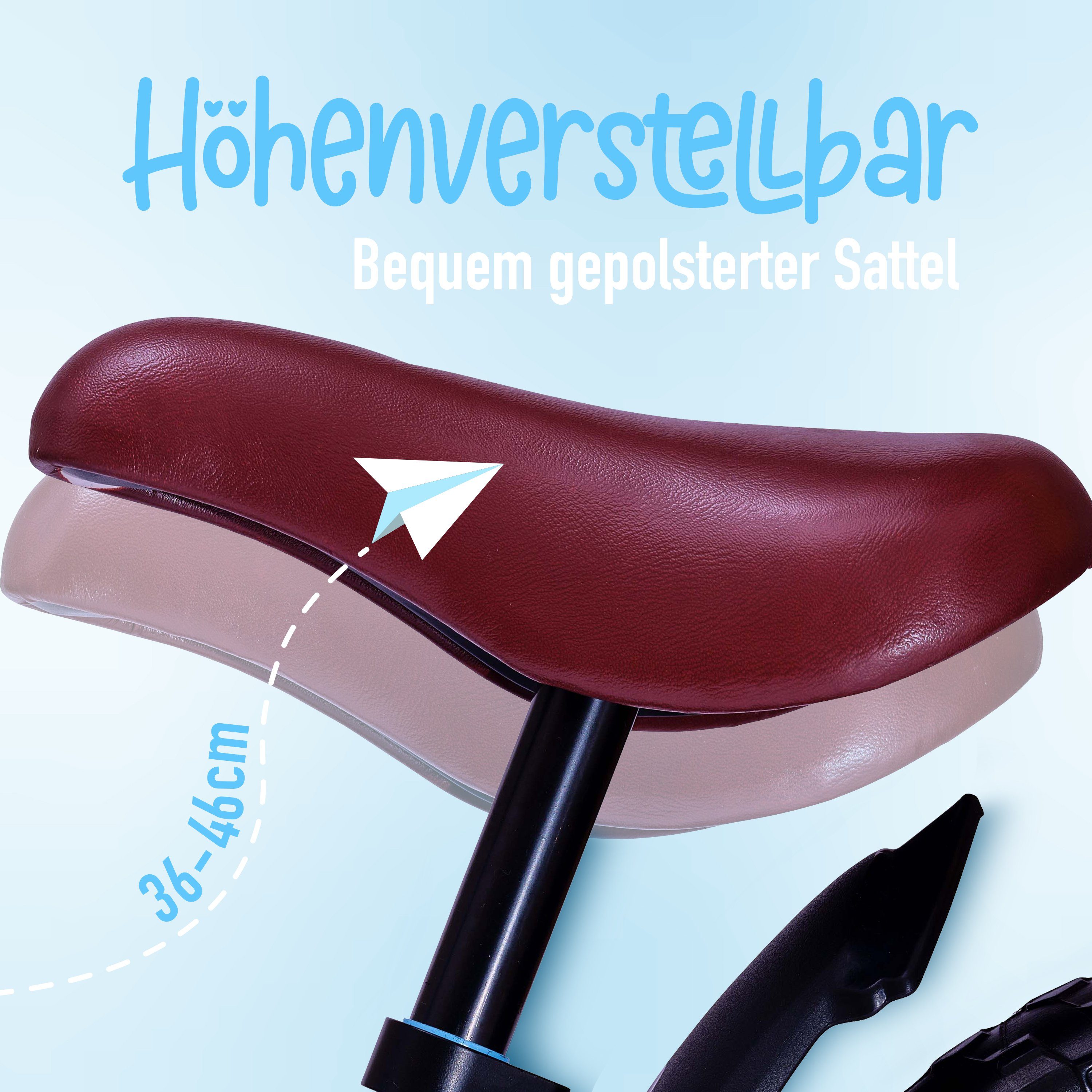 Apollo Laufrad Laufrad für Kinder Aviator 12 Zoll Zoll, leicht und stabil