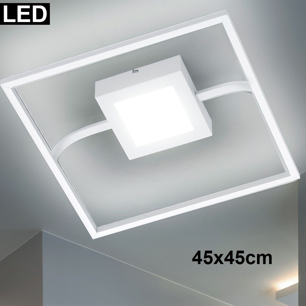 Leuchten Zimmer verbaut, Schlaf Beleuchtung Deckenleuchte, LED Gäste Warmweiß, Lampe Decken weiß Lampe TRIO LED fest LED-Leuchtmittel