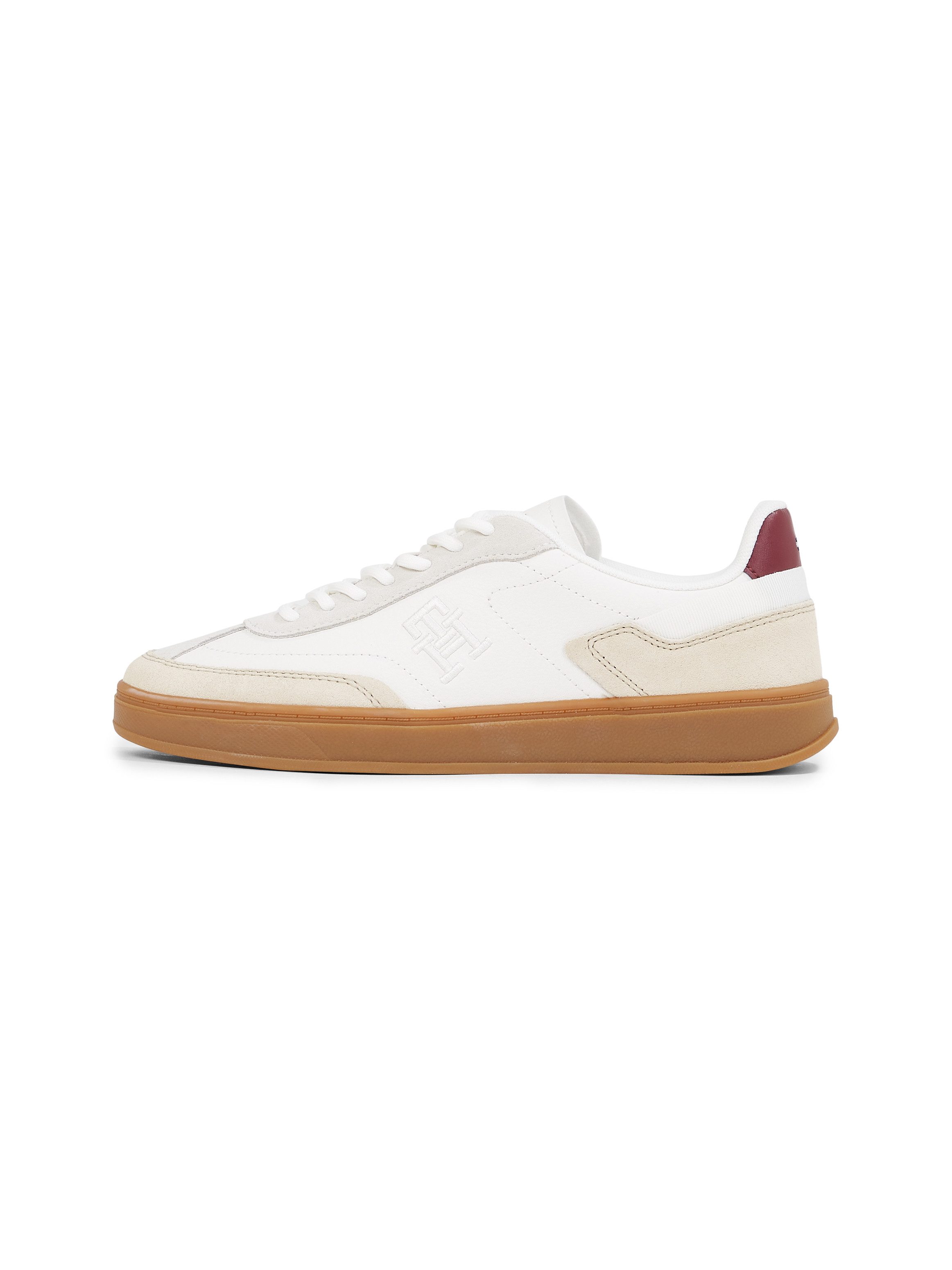 TH HERITAGE COURT SNEAKER LTHR Plateausneaker