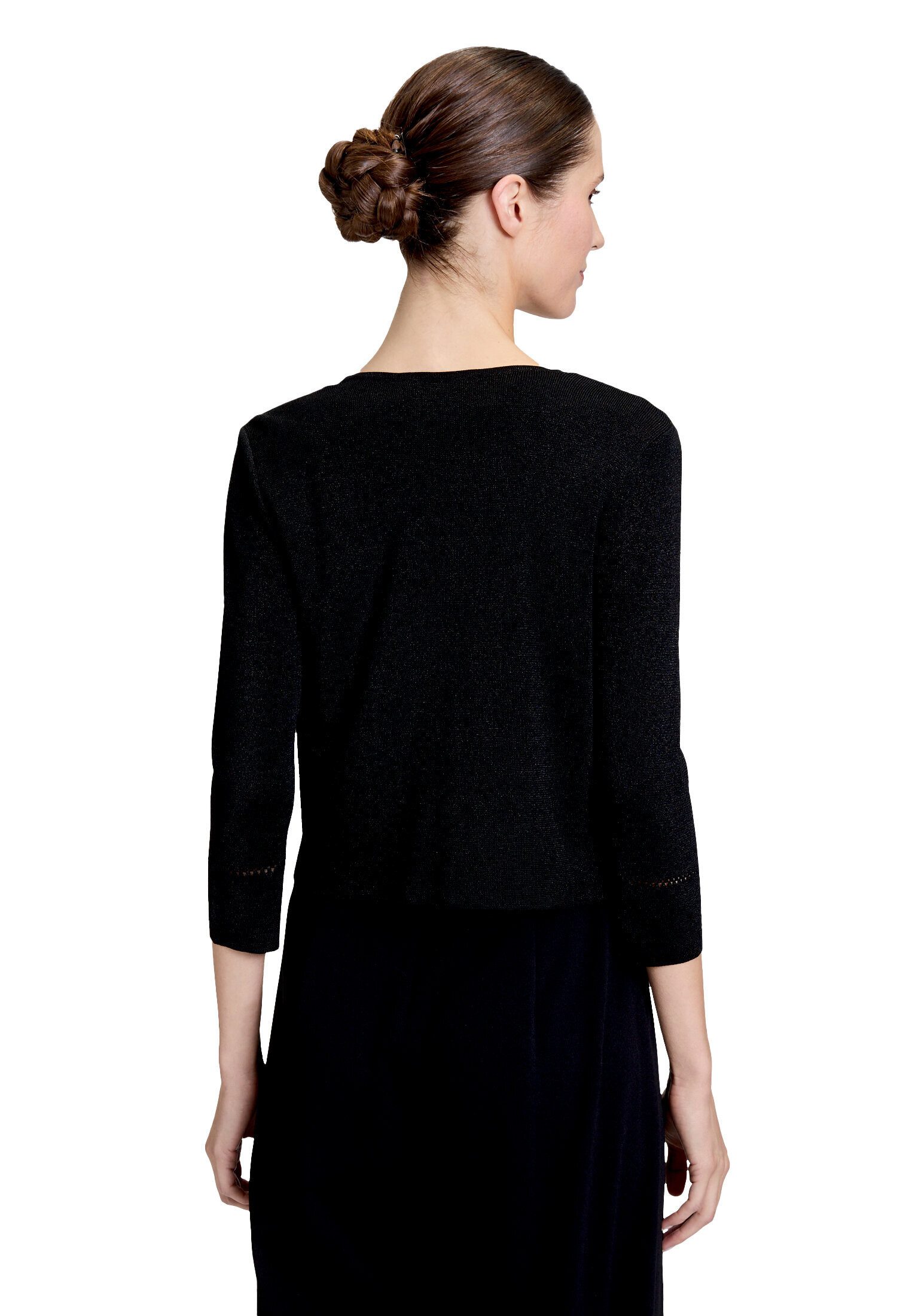 Vera Mont Strickjacke Damen ohne Verschluss (1-tlg) Glitzer