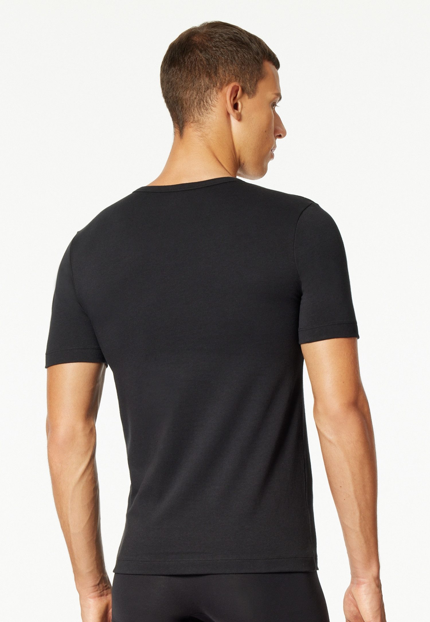 uncover by SCHIESSER V-Shirt Uncover Cotton (2er Pack) V-Neck, Kurzarm, Multipack, Cotton-Mix, elastisch