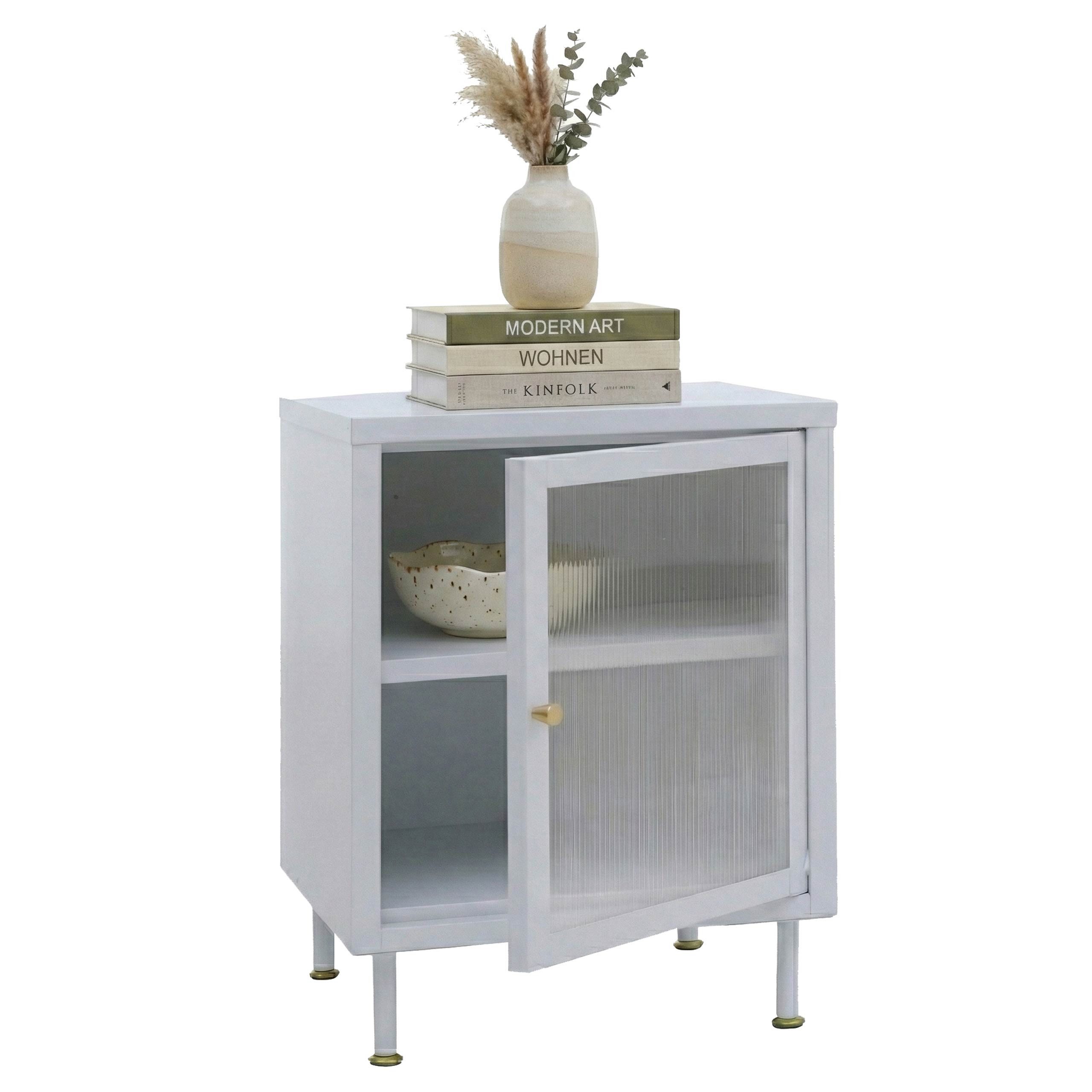 MCW Nachttisch MCW-O87-NT, Schlichtes Design im Industrial Look