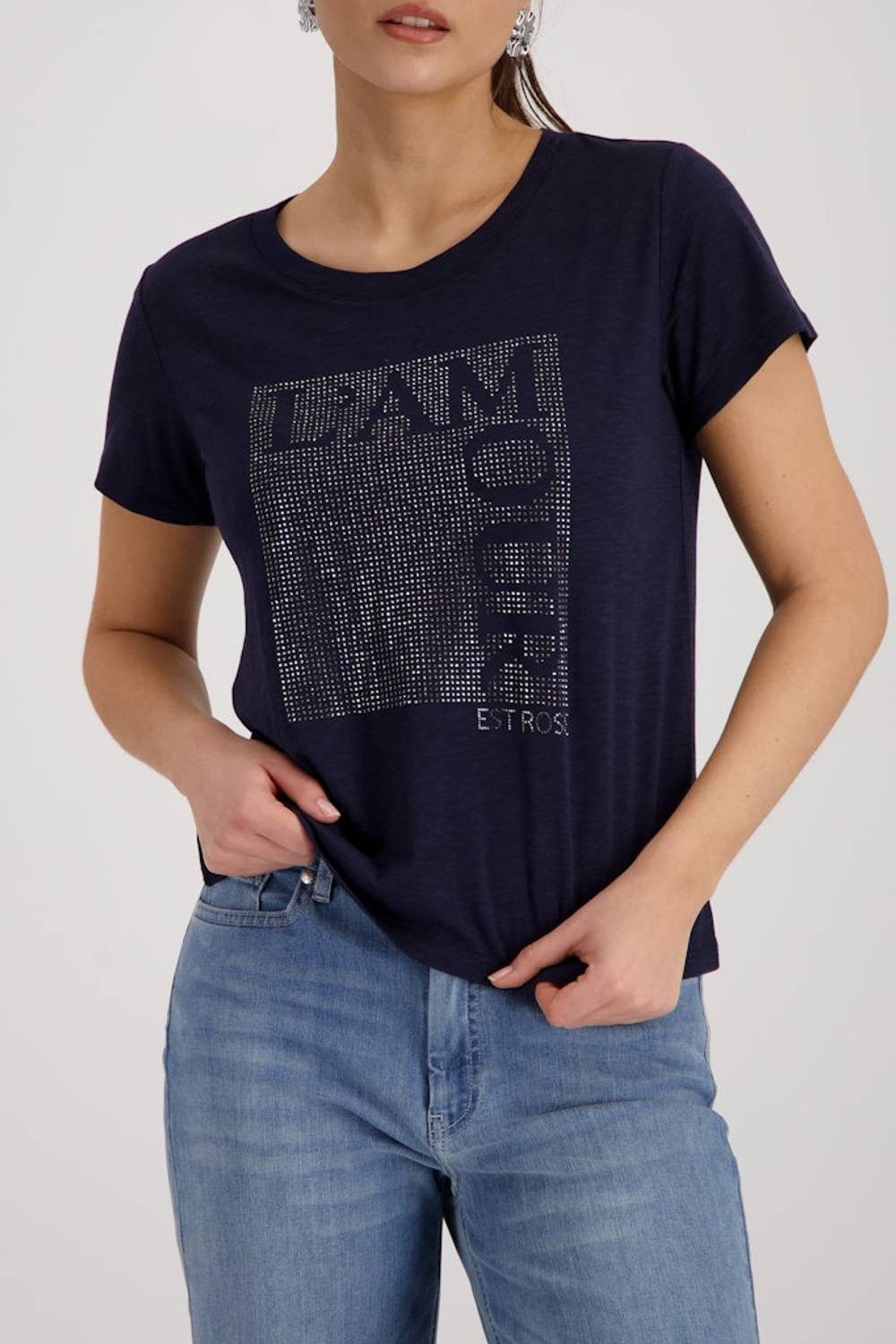 Monari T-Shirt 410614 Strassteine