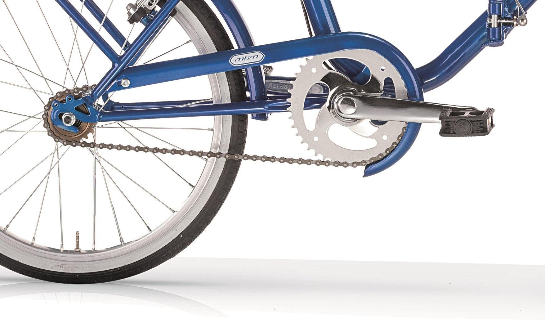 MBM Folding Bike New Angela, 1 speed, derailleur gears, for women and men, derailleur gears