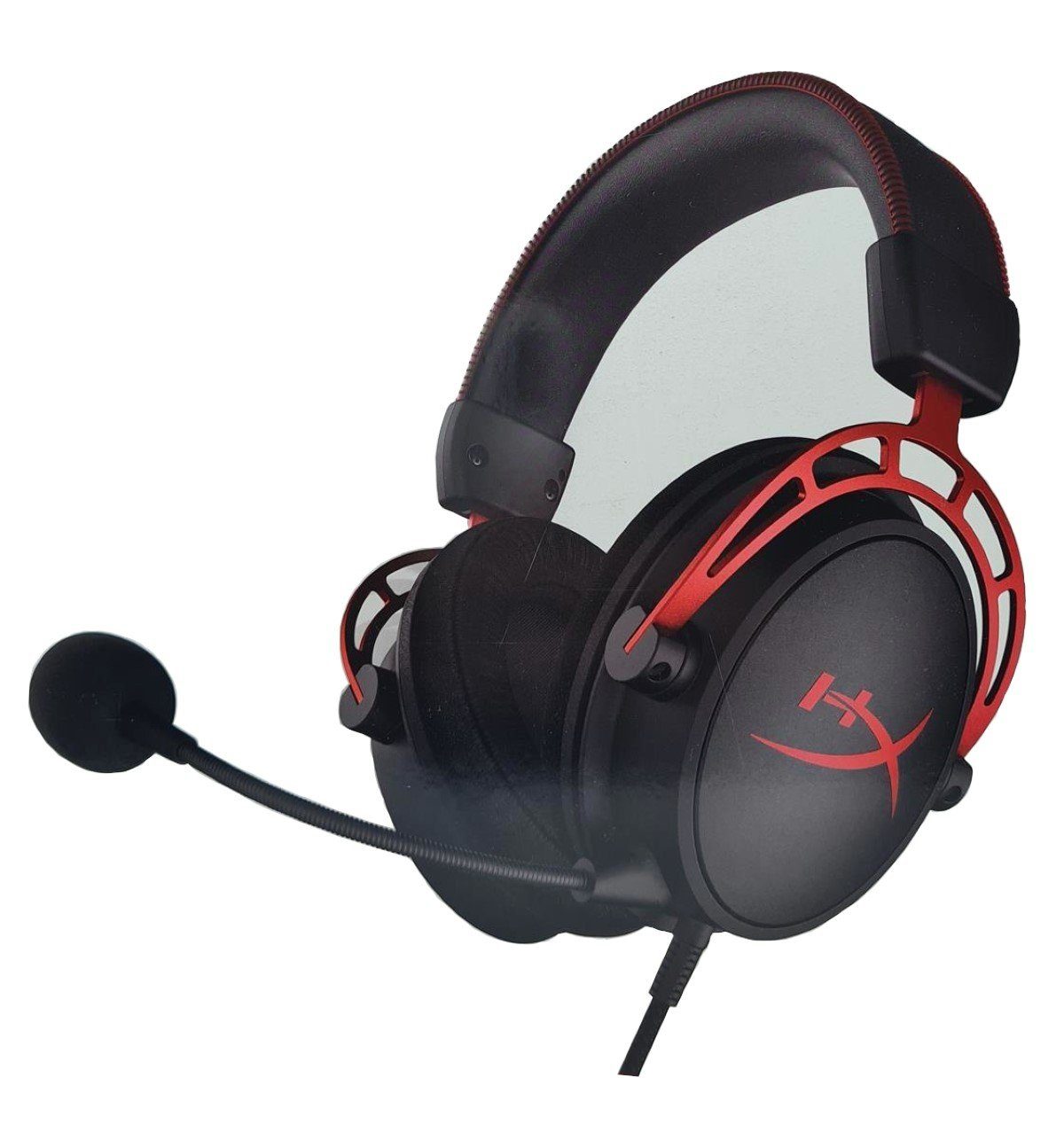 Kingston HyperX Cloud Alpha Pro Gaming Headset, schwarz/rot Headset (Art Stromversorgung, kabel)