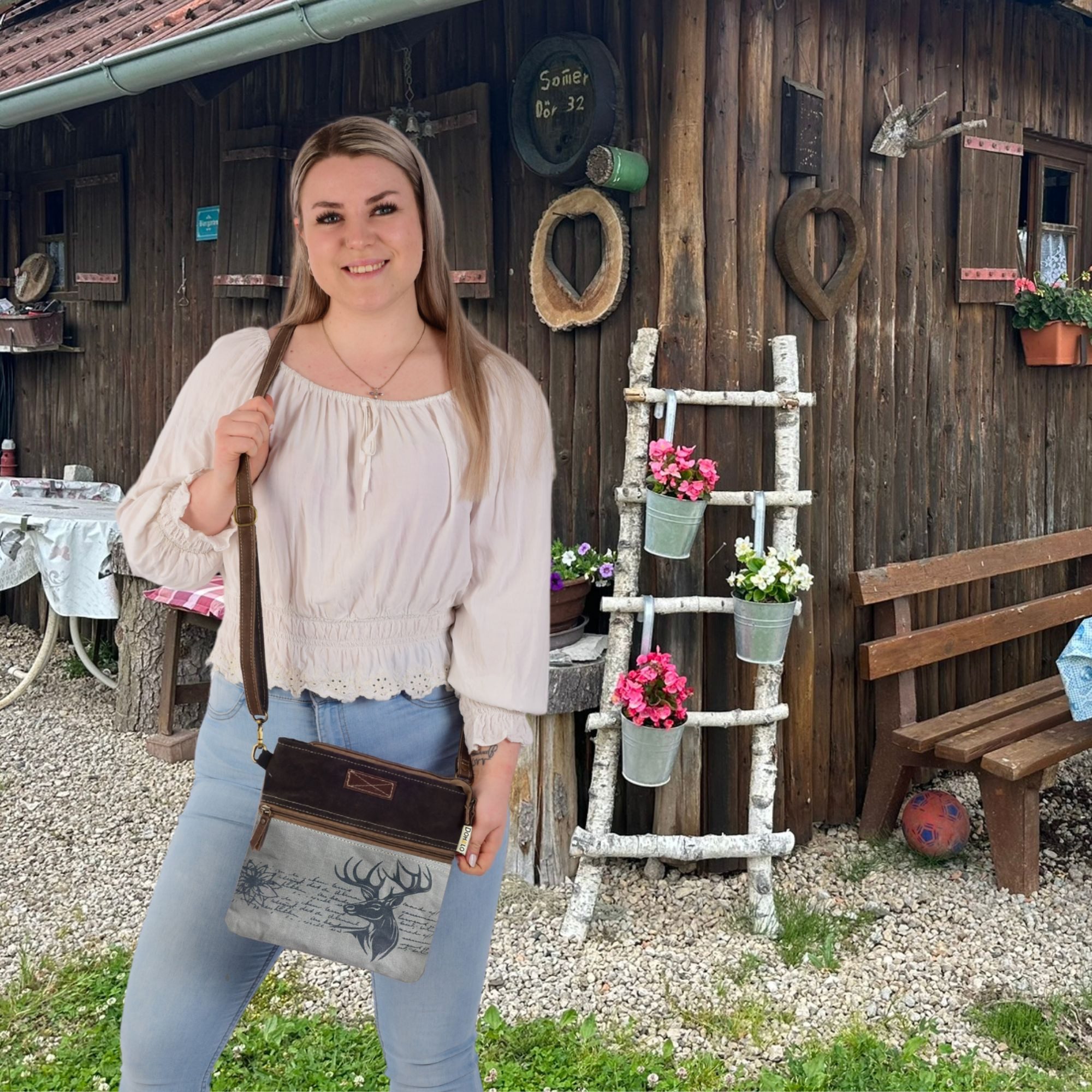 Domelo Trachtentasche Domelo Trachtentasche Canvas Dirndl günstig online kaufen