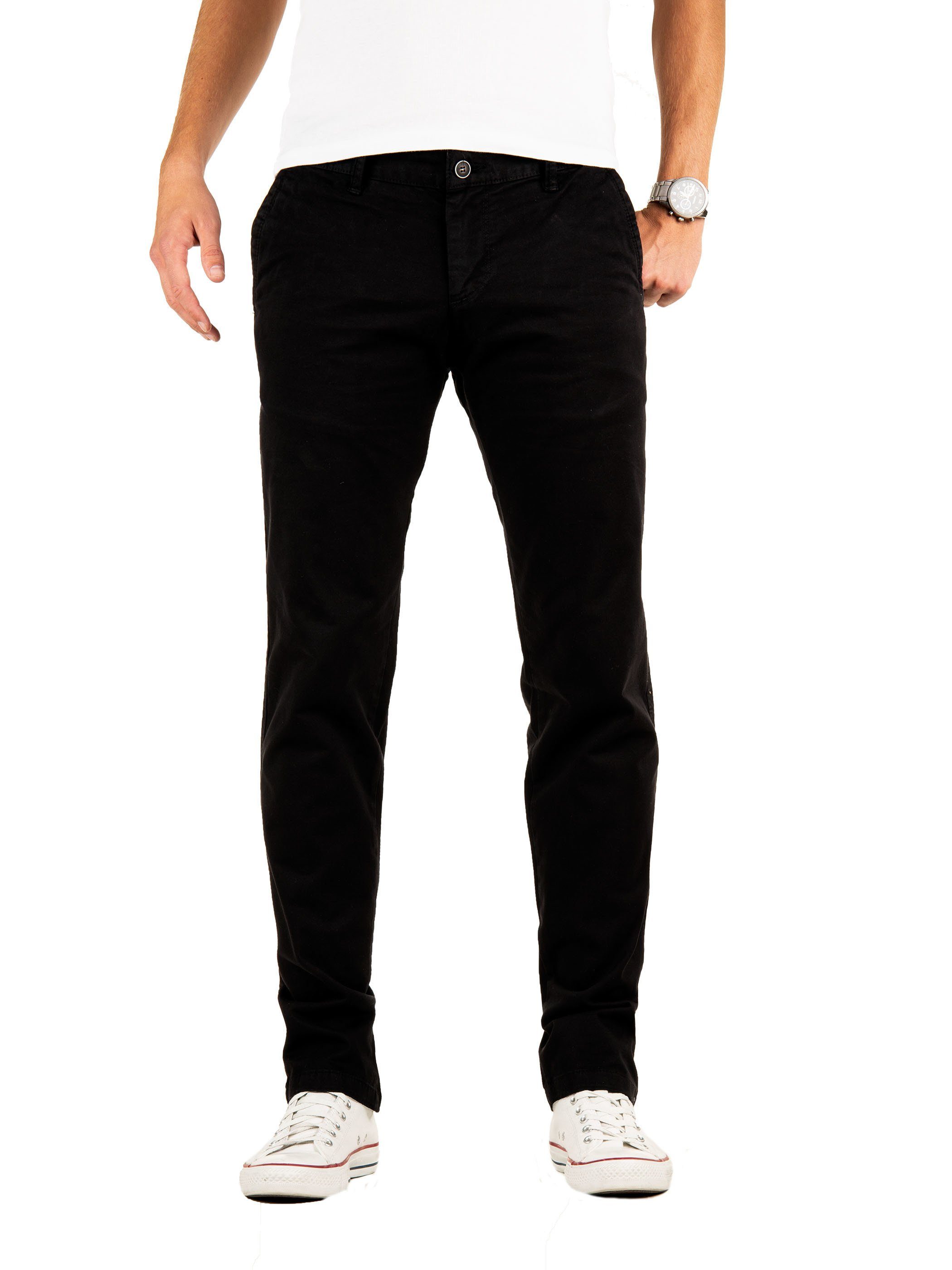 Yazubi Chinos Chino Pants Luke (1-tlg) Black (2R194008)