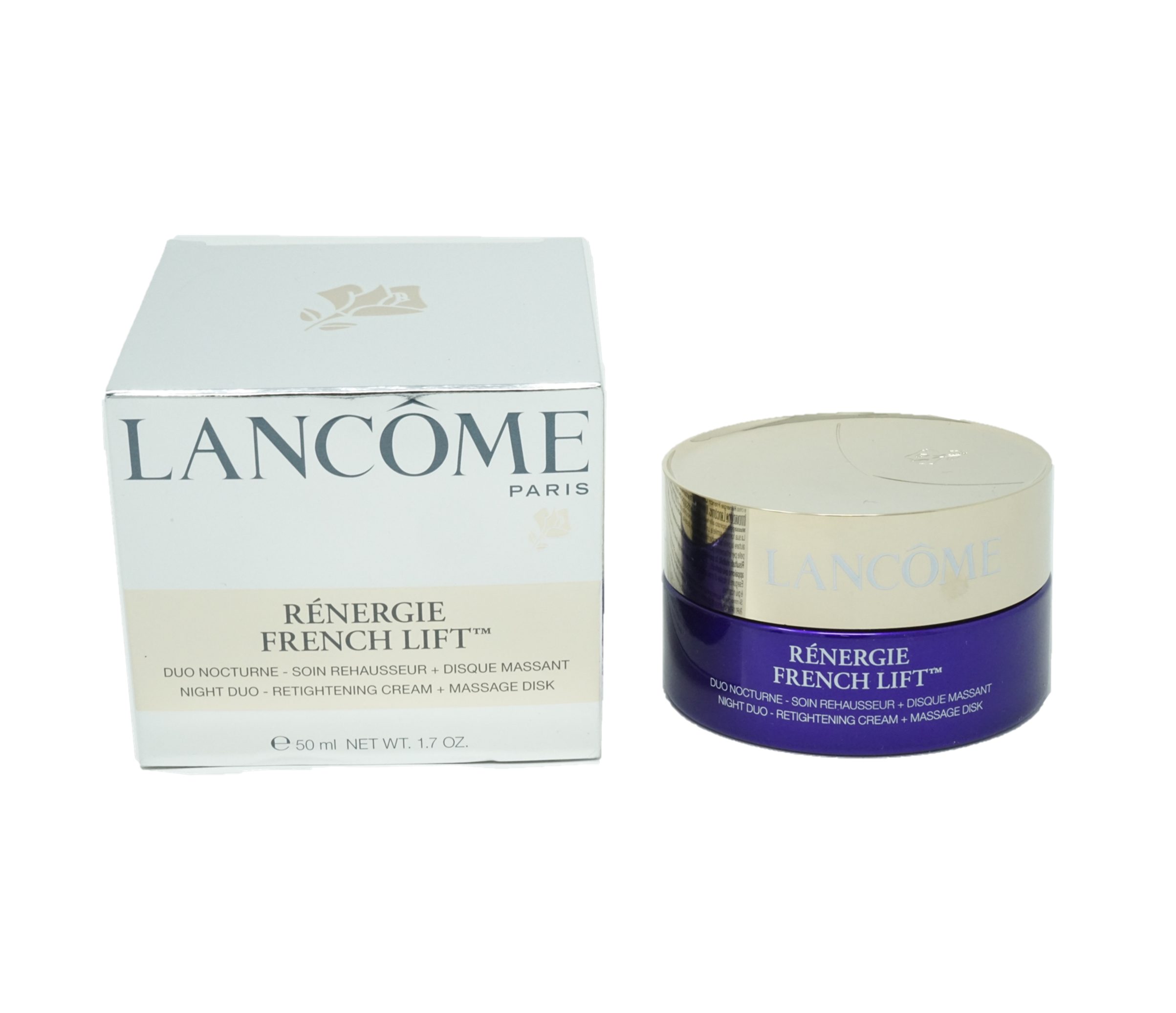 LANCOME Straffungspflege Lancome Renergie French Lift Night Duo Massage Disk 50 ml