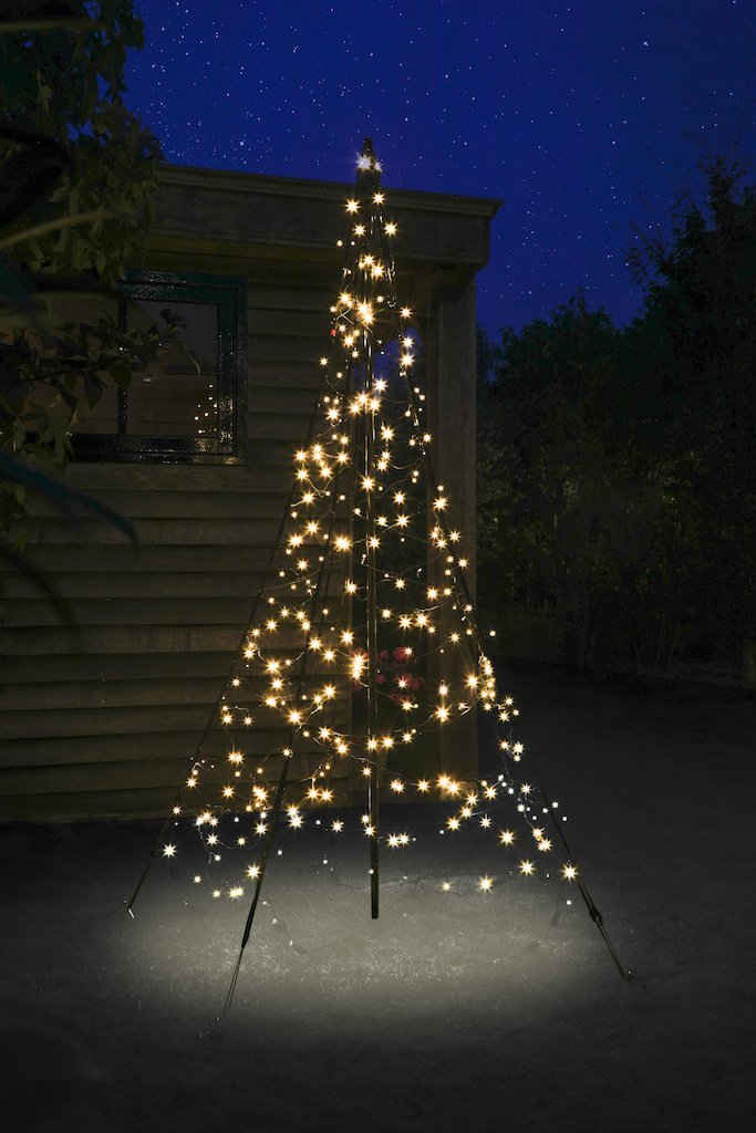 Fairybell LED Baum Fairybell LED Weihnachtsbaum outdoor warmweiß, Ohne Funktion, LED fest integriert, Warmweiß