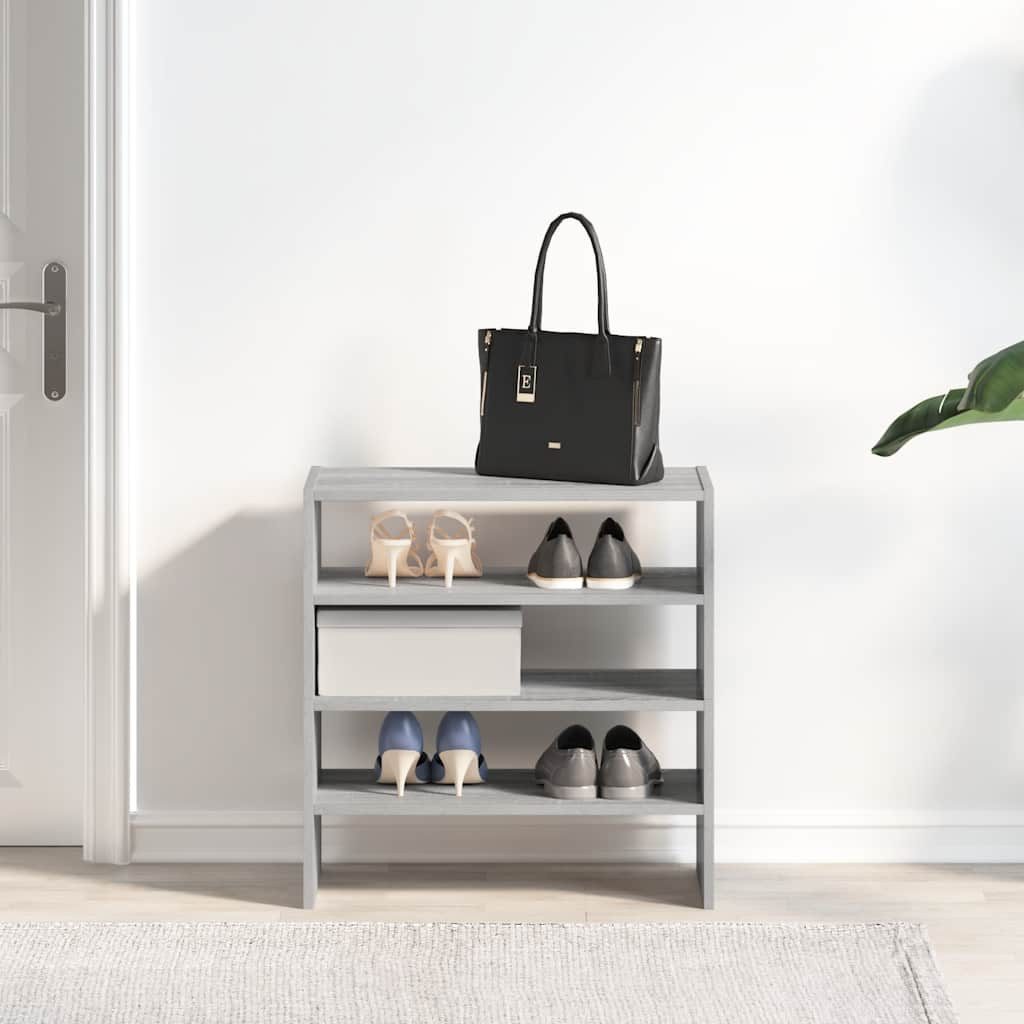 vidaXL Schuhregal Schuhregale 2 Stk. Stapelbar günstig online kaufen