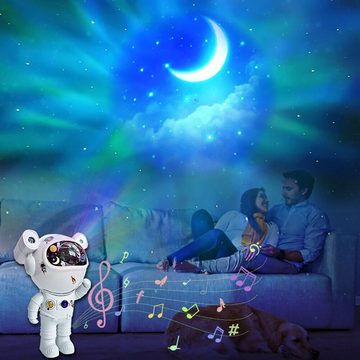 yozhiqu Nachtlicht Kreatives Aurora-Astronautennebel-DIY-dekoratives Nachtlicht, Vortex-Projektion Sternenhimmel Nachtlicht Sternenhimmelprojektor