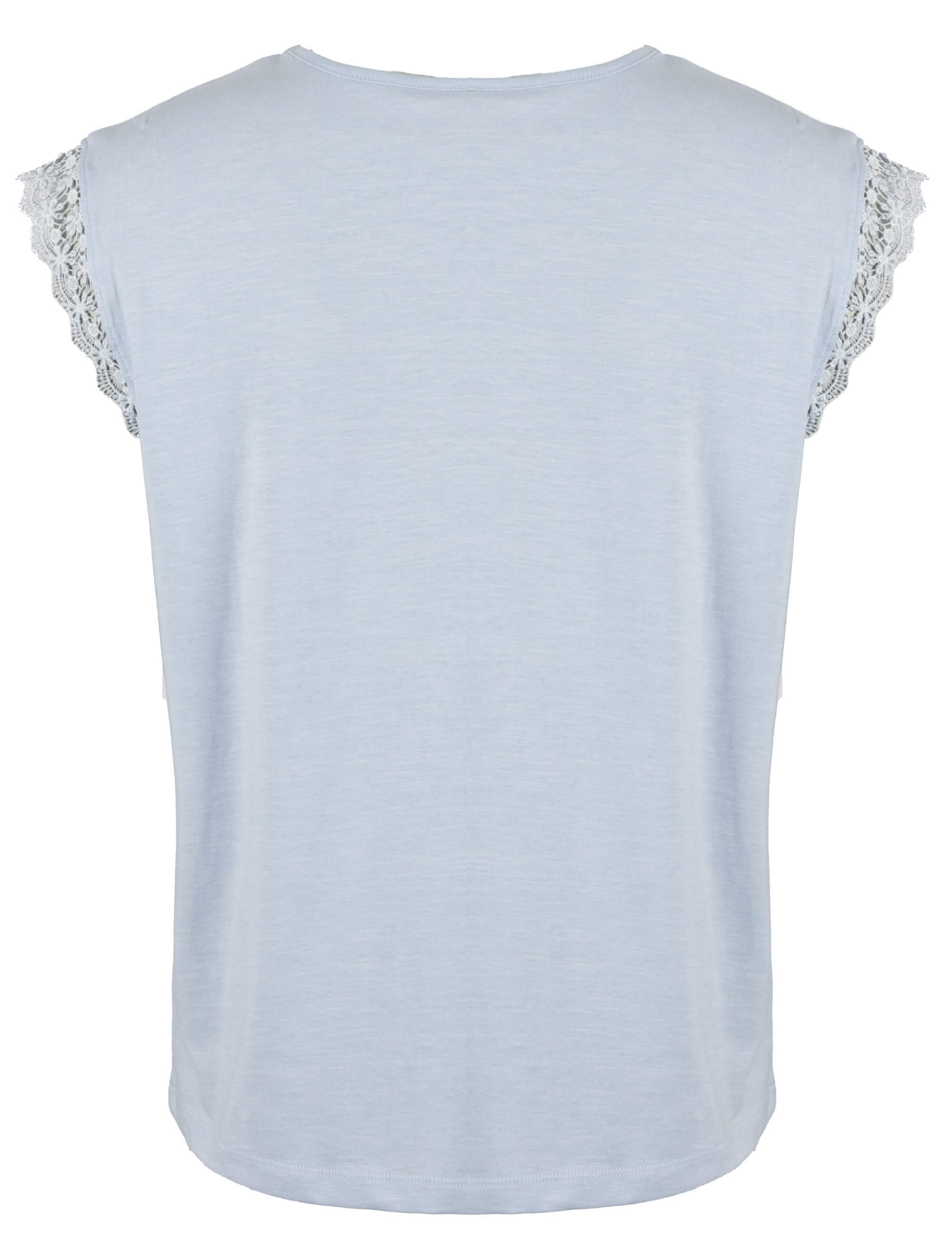 ROADSIGN australia Tanktop Soft Detail (1, 1-tlg., 1) Spitzendetails an den Schultern, aus Baumwolle, feminin geschnitten