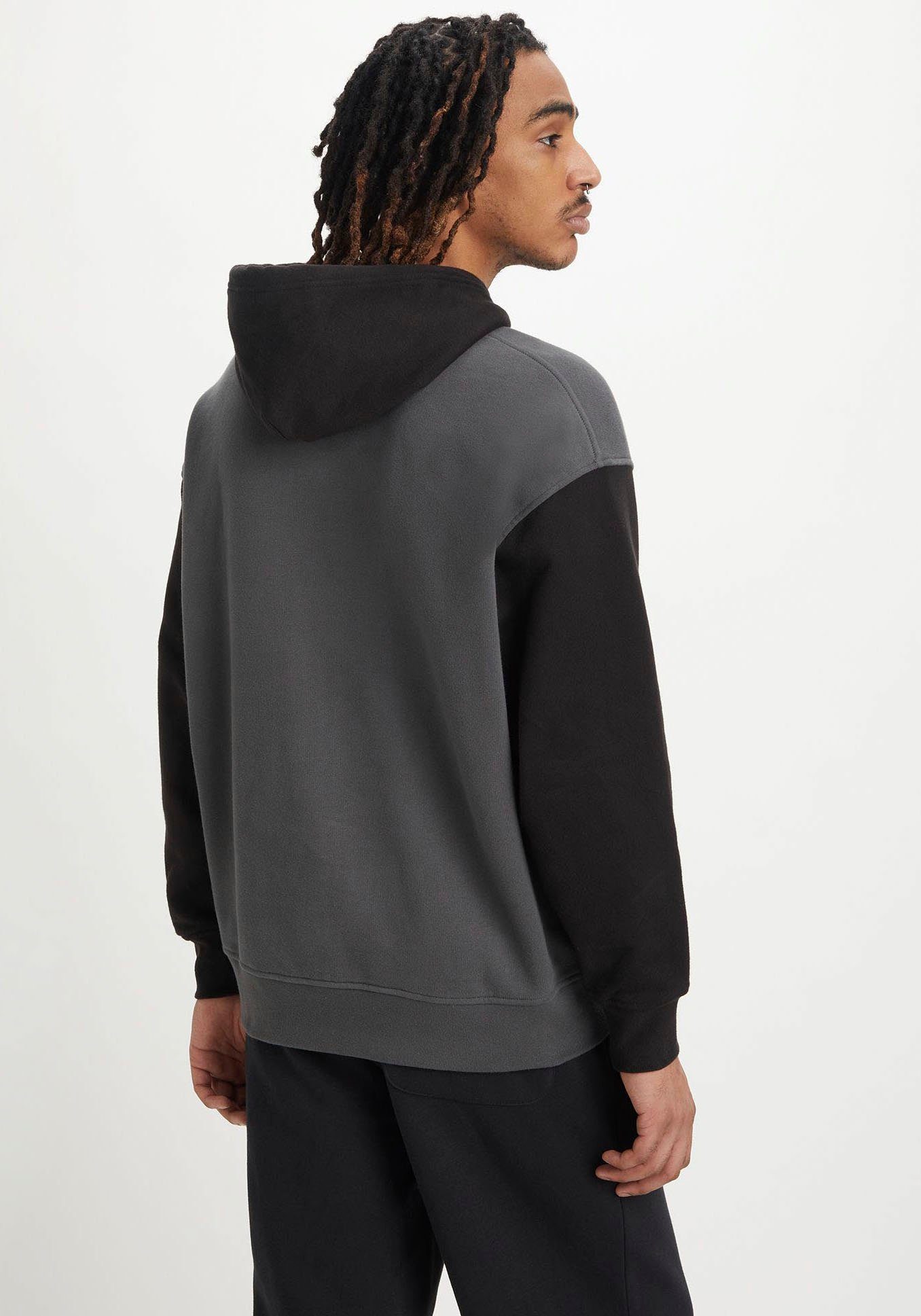 Levi's® Hoodie RELAXED GRAPHIC grau-schwarz