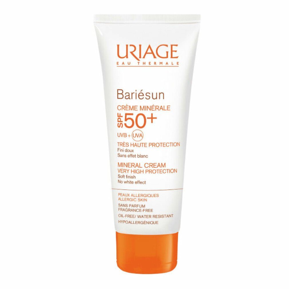 Uriage Sonnenschutzpflege Uriage Bariésun SPF50+ Schutzcreme 100ml Toning