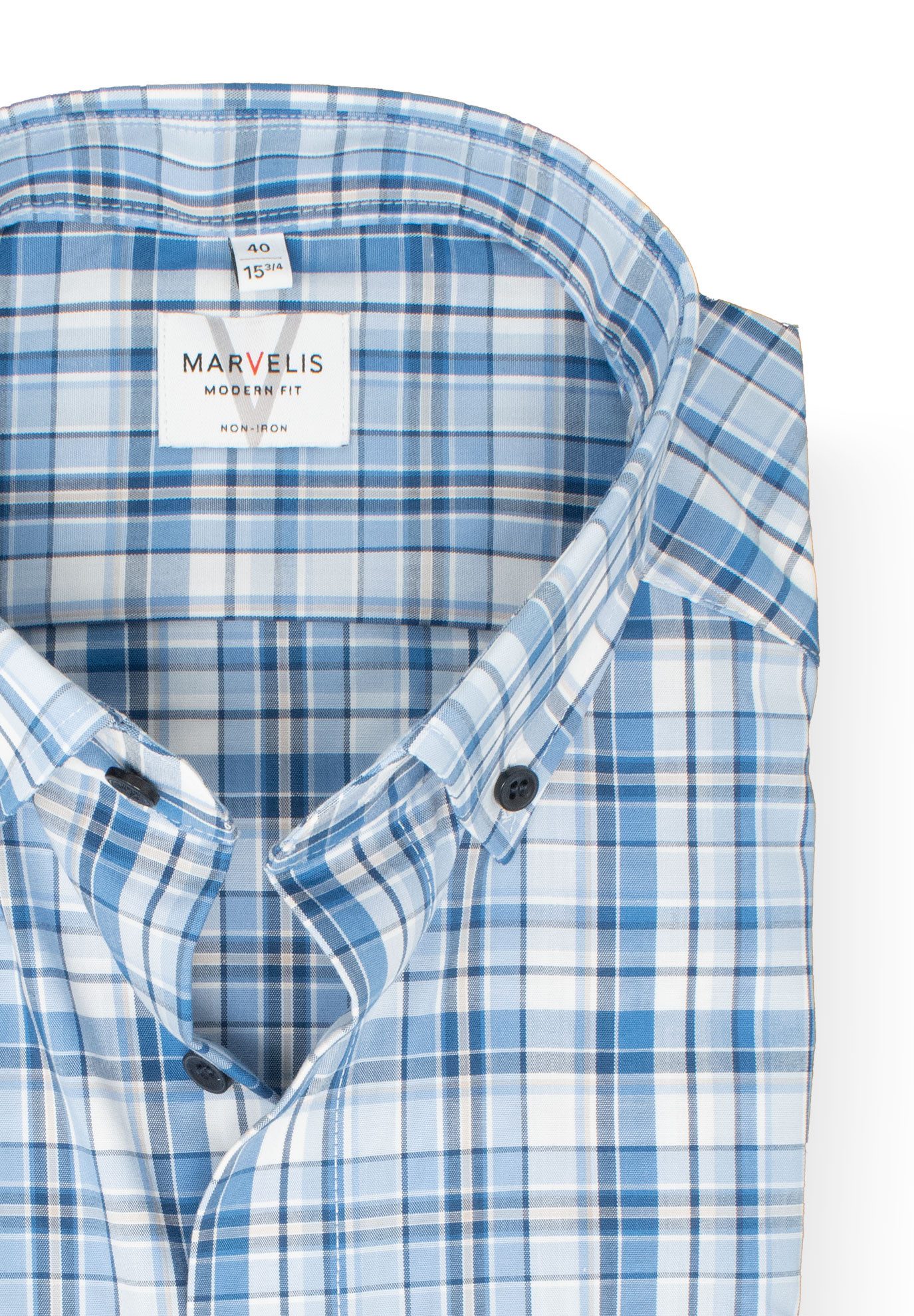 MARVELIS Businesshemd Modern Fit normale, leicht günstig online kaufen