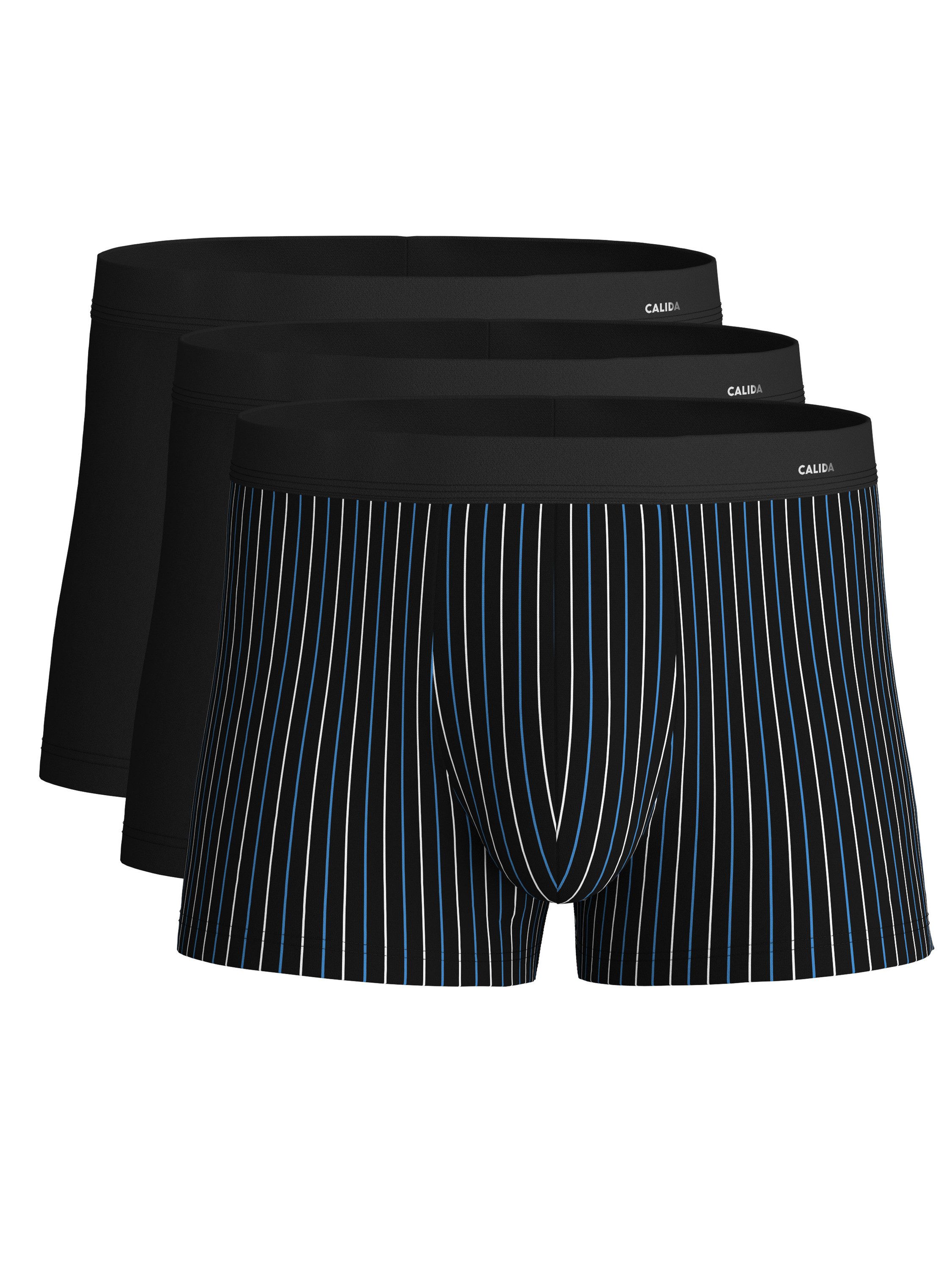CALIDA Boxer Cotton Special Herren (3-St., 3er-Pack) klassischer Schnitt, weich, elastisch, formstabil