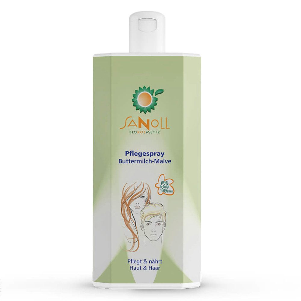 Sanoll Haarpflege-Spray Pflegespray - Buttermilch Malve Nachfüller 1L