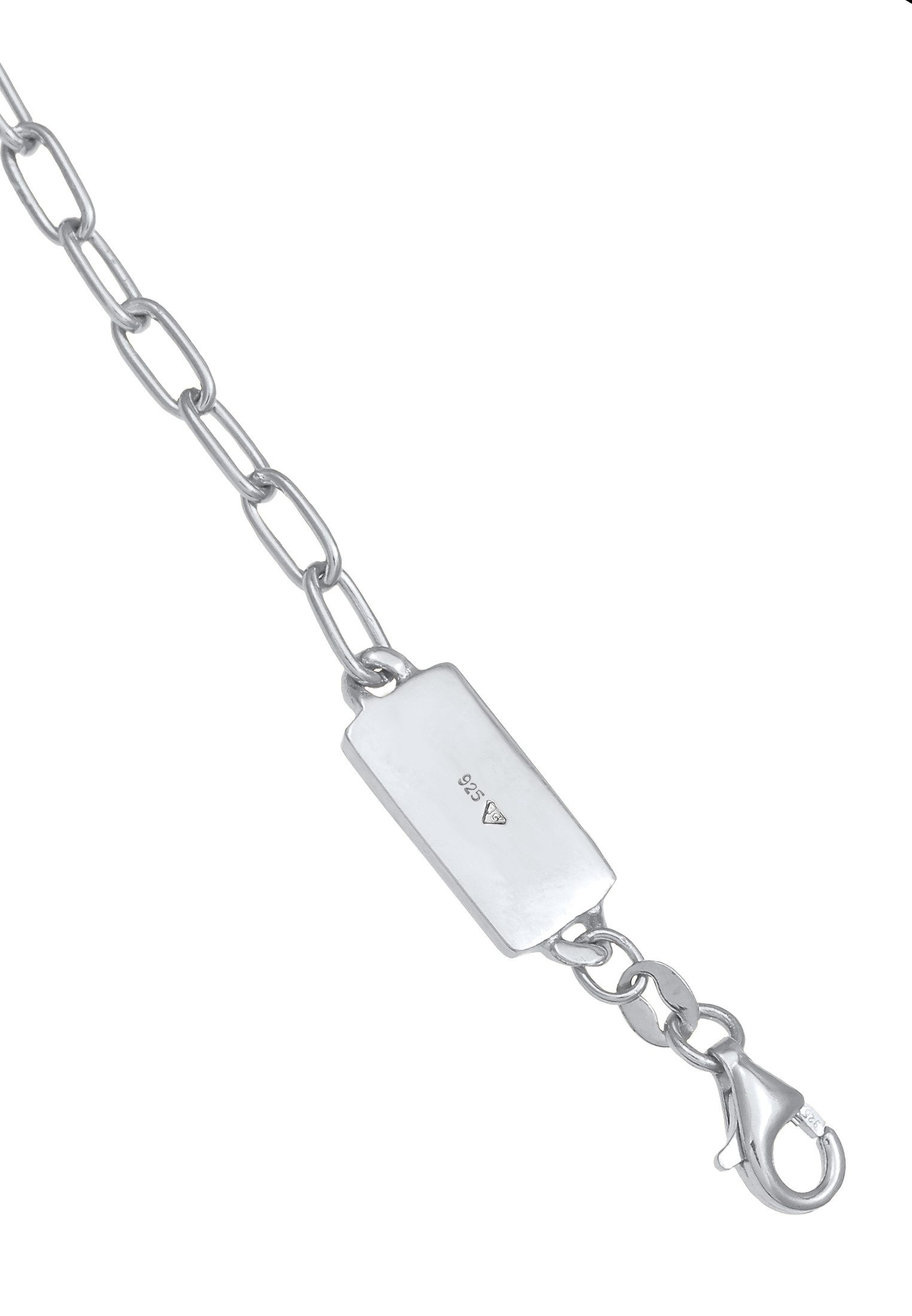Kuzzoi Herren Gliederkette Oval Basic Fein 925 Silber