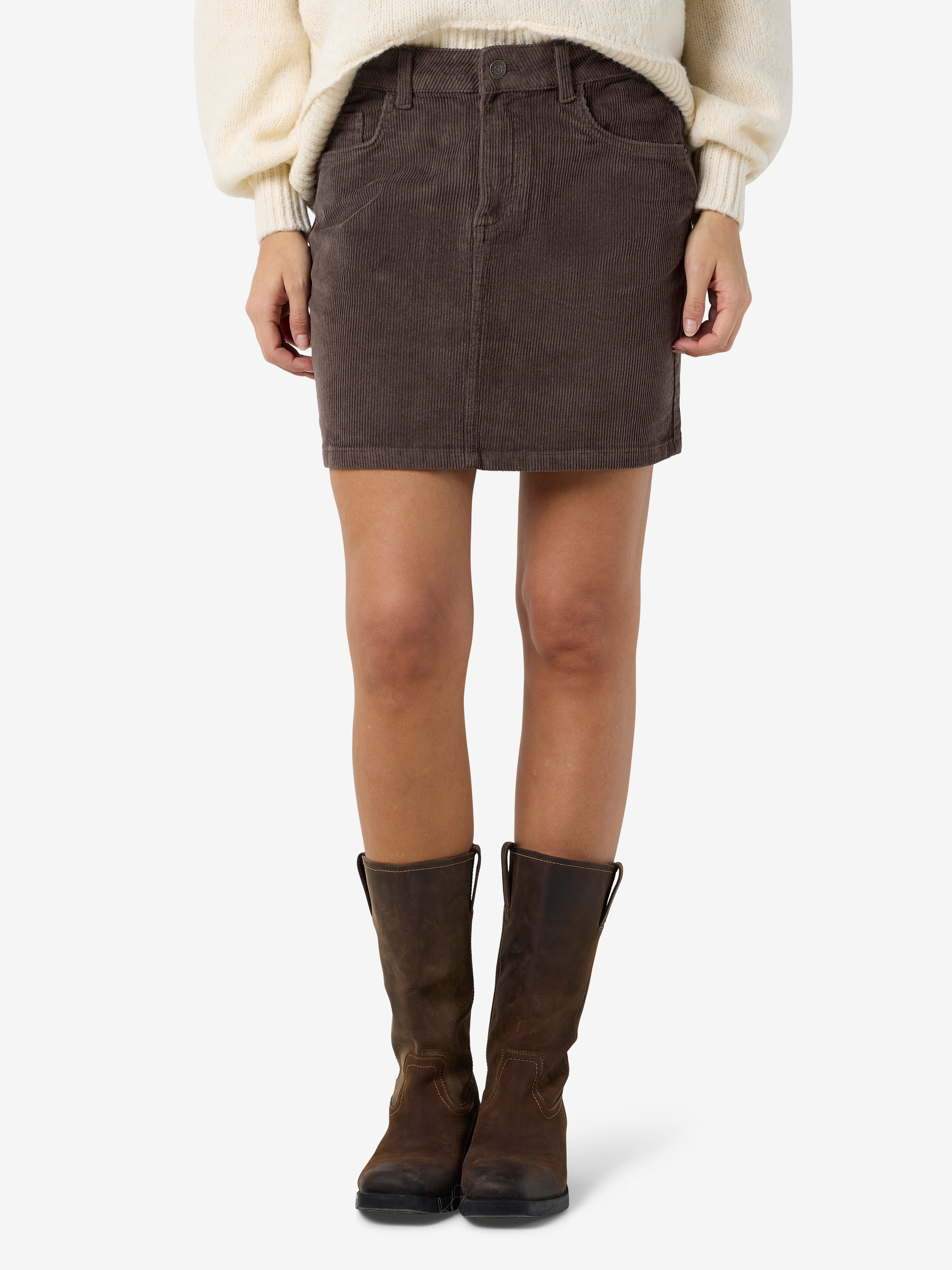 Noisy may Cordrock NMCORD YOLANDA MW SKIRT NOOS Baumwollmischung