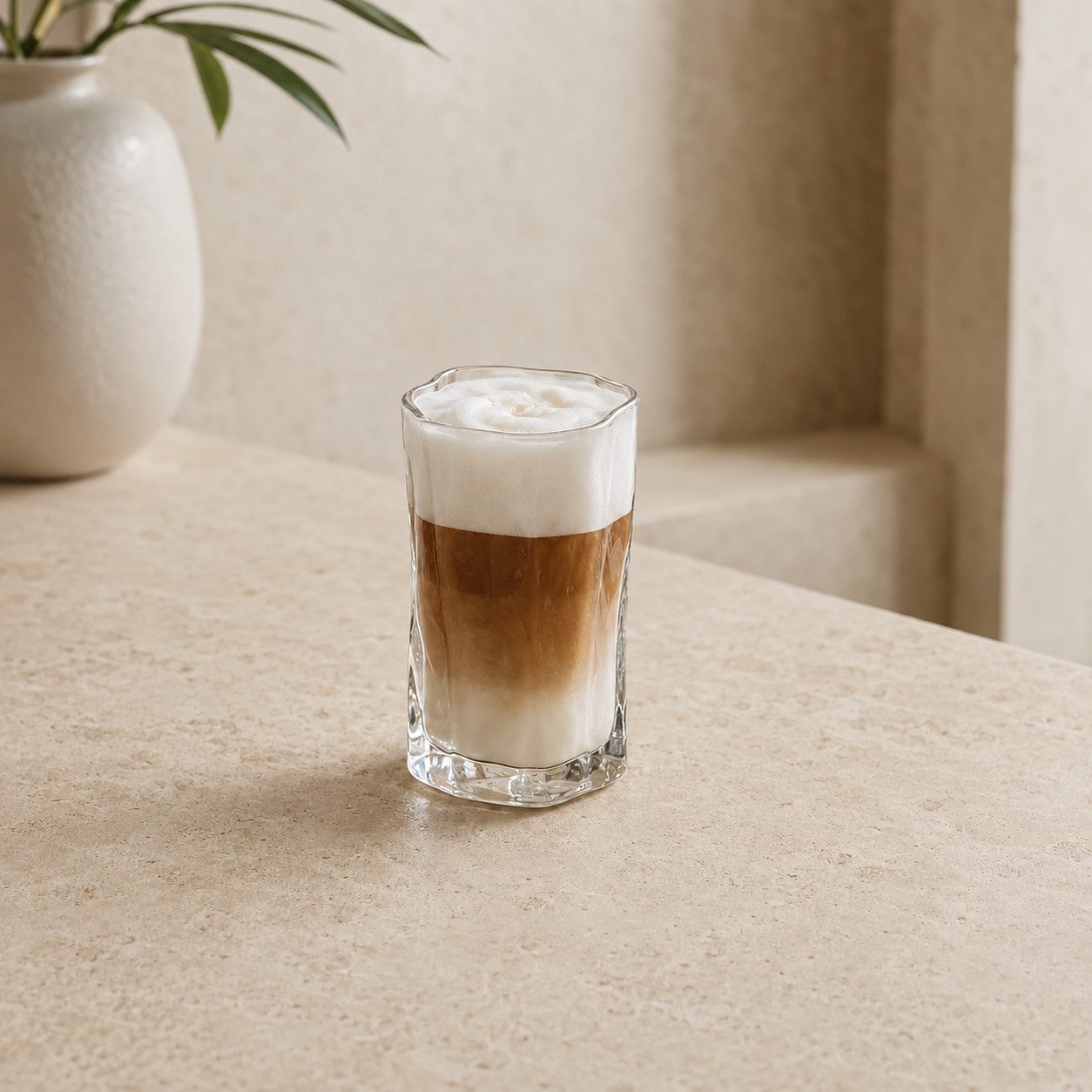 EmirtexHome Glas Wave Diamond Longdrinkgläser 6er Set, Glas