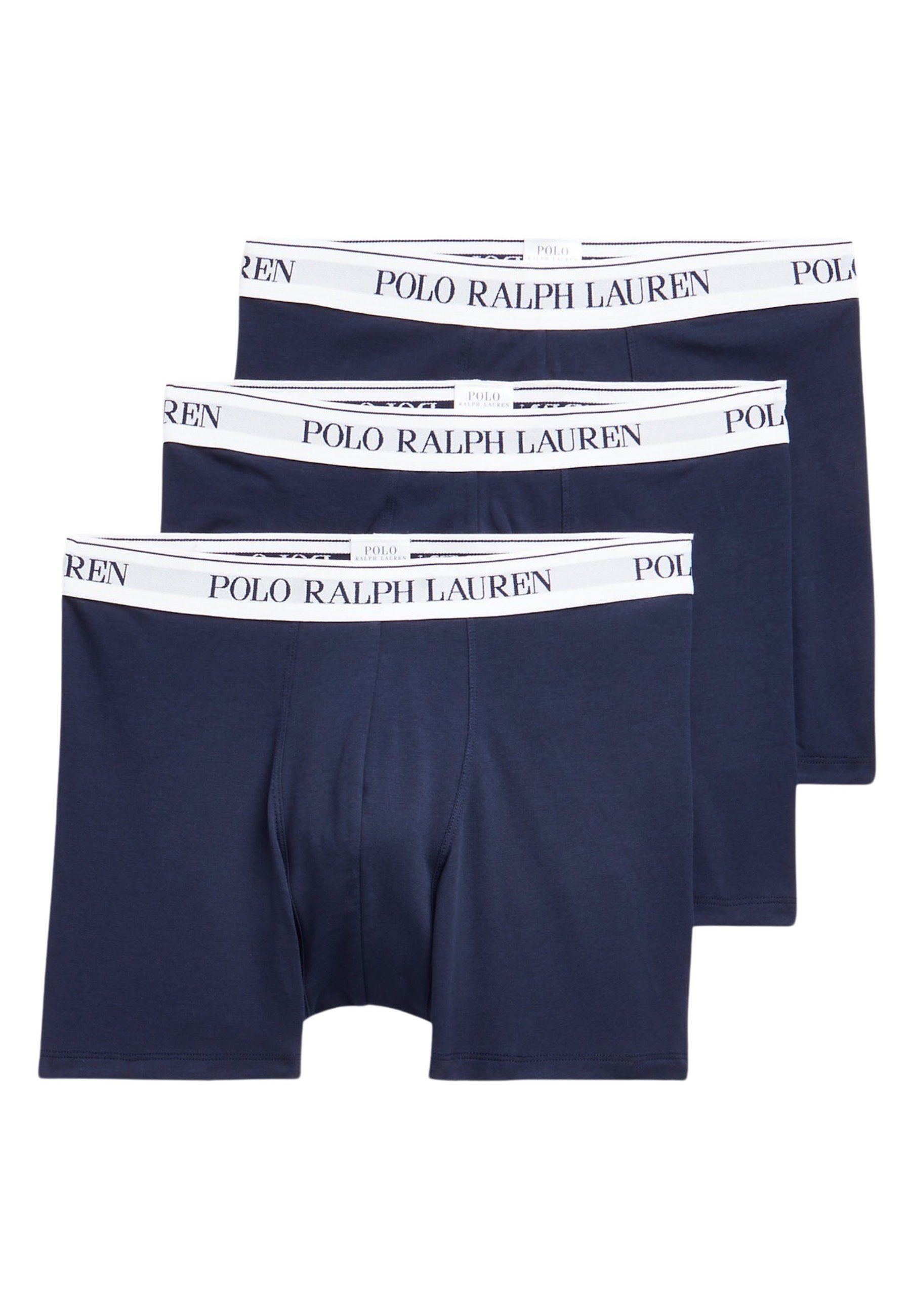 Polo Ralph Lauren Ralph Lauren Boxershorts Unterhose Boxerslips 3er Pack (3-St) Dunkelblau