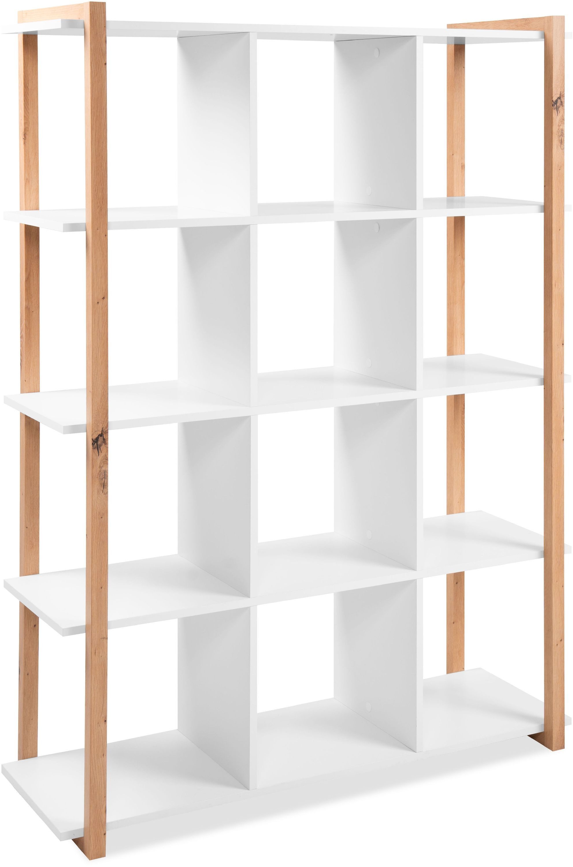 Finori Regal Denver 31, weiß / Dekor Artisan Oak HxBxT 145x107x40 cm