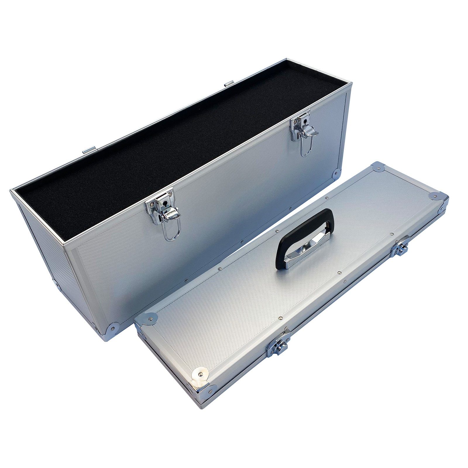 Tools Koffer Werkzeugkoffer mit Aluminium ECI Würfelschaum Silber Entnehmba