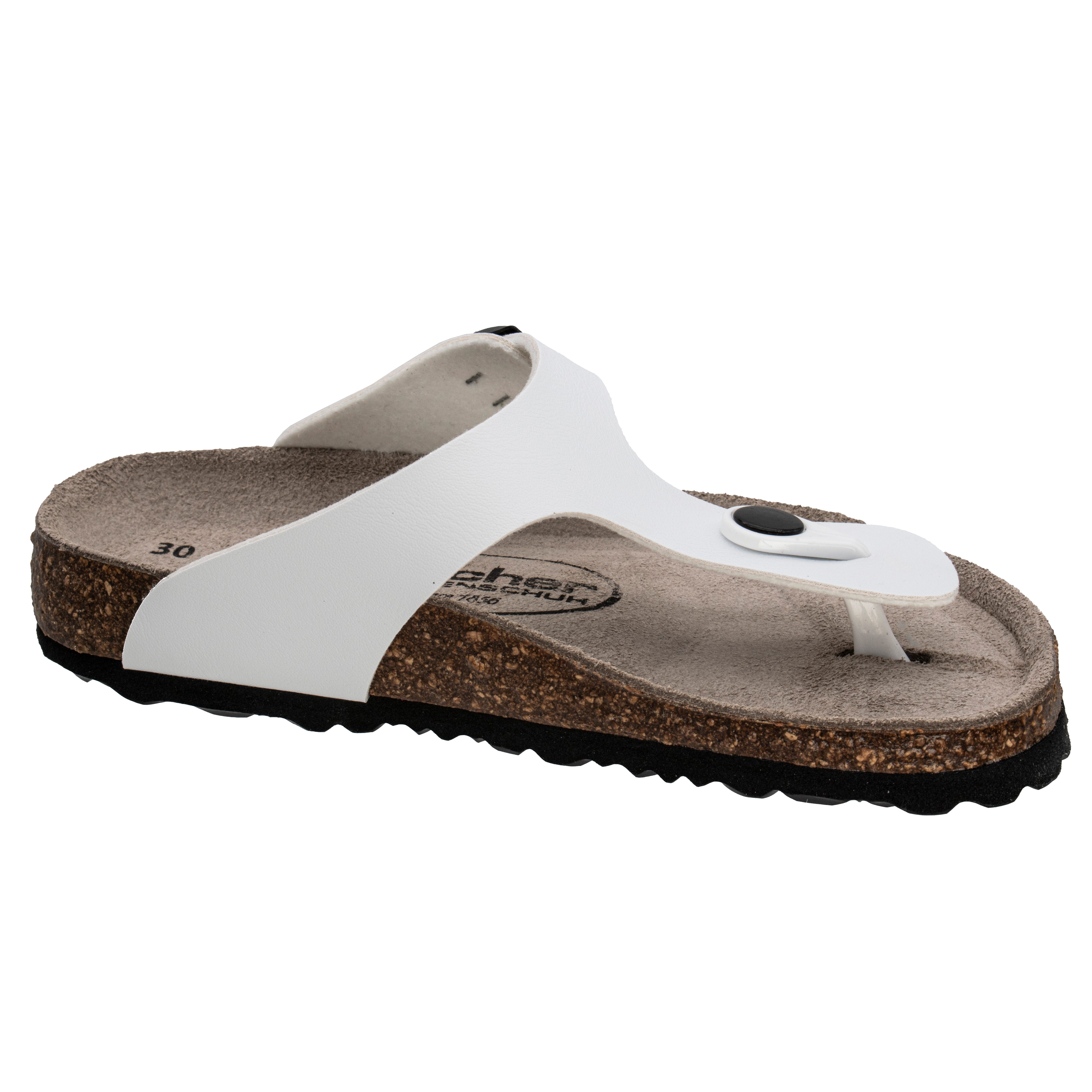 Fischer-Markenschuh Hawaii Zehentrenner aus Vegano (Lederimitat), mit Fleec günstig online kaufen