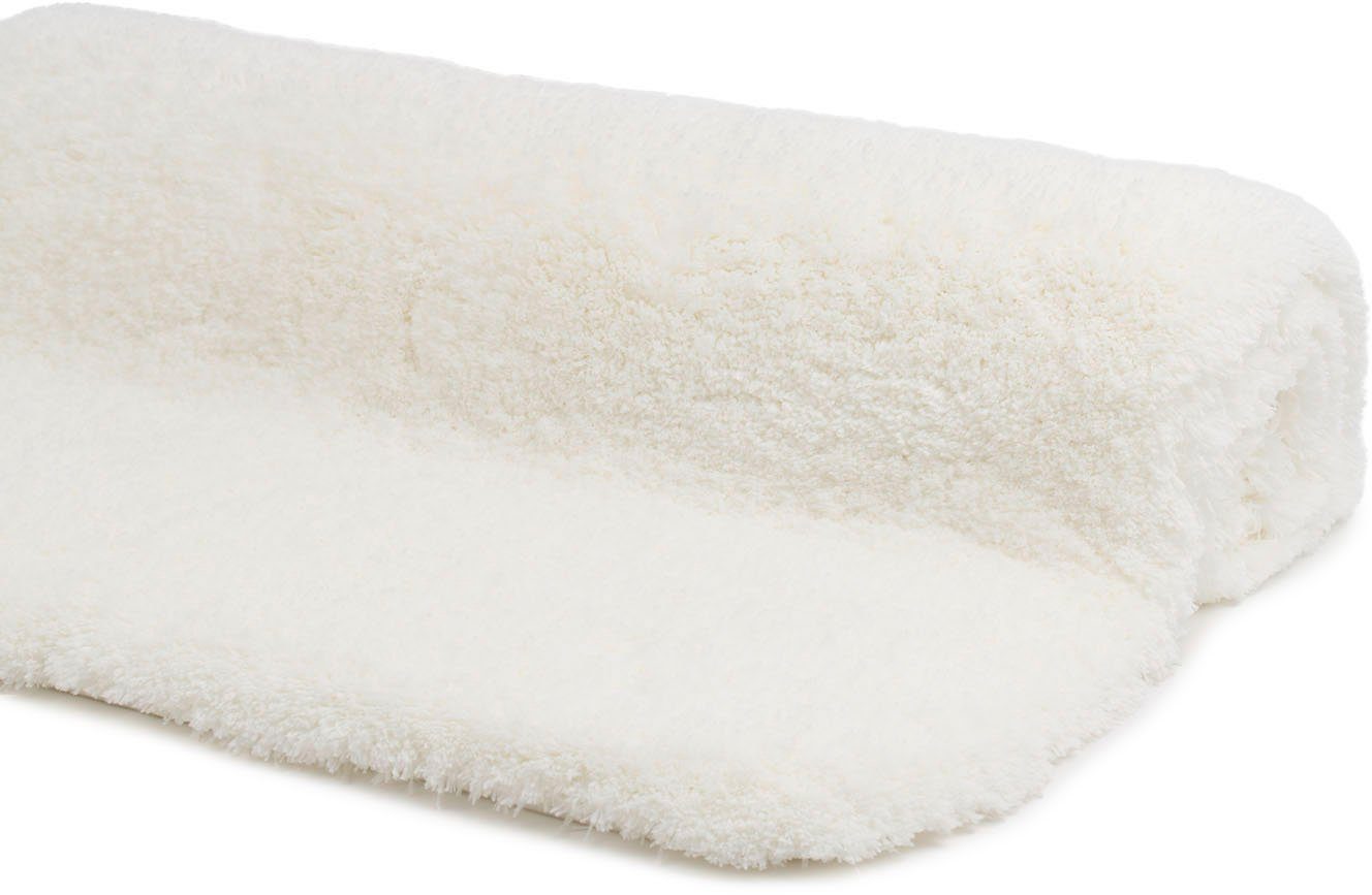 Gözze Badematte »DELUXE«, rutschhemmend beschichtet, fußbodenheizungsgeeignet, Polyester, rechteckig, mit extra hohem Flor