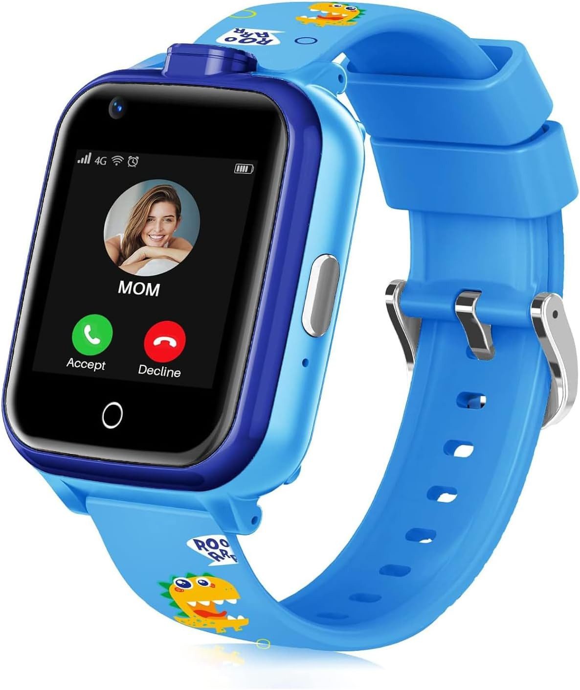 LiveGo für Kinder, Jungen, Mädchen kombiniert SMS Videoanruf, Schrittzähler Smartwatch, mit GPS-Tracker und Anrufen, HD-Touchscreen, Kinder-Handyuhr