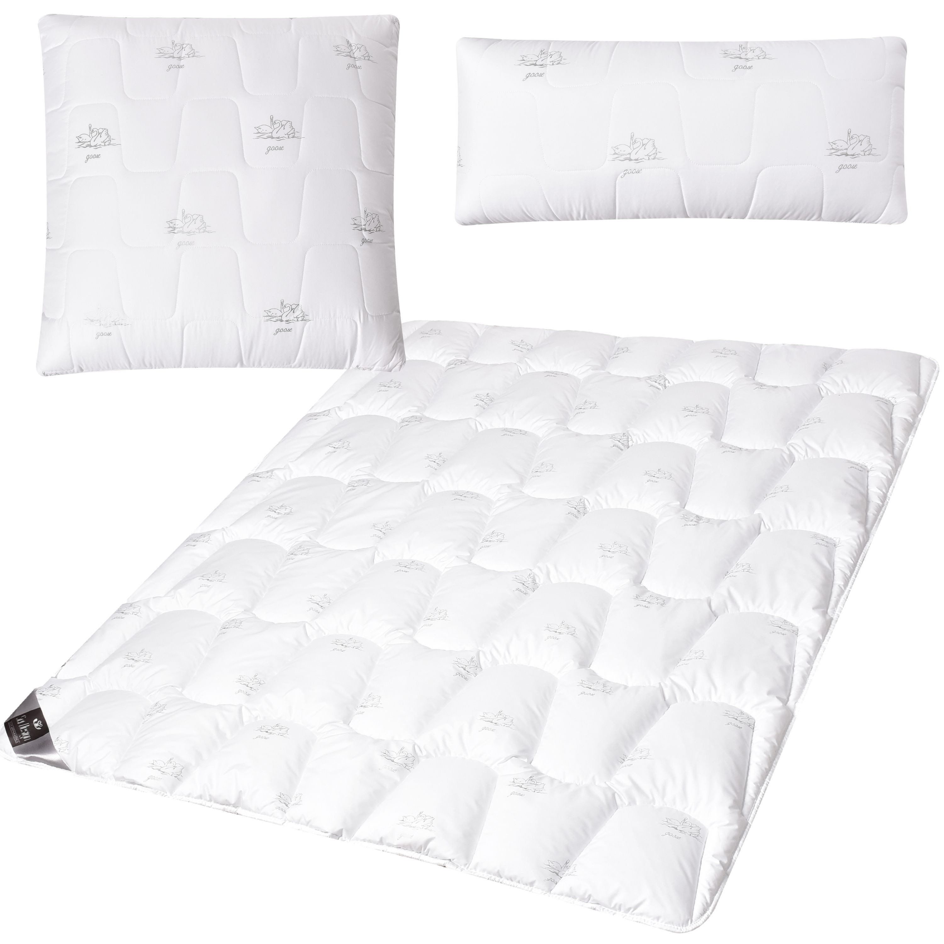 Microfaserbettdecke Bett-Set Bettdecke 135x200 + Kopfkissen 80x80 + Kissen 40x80