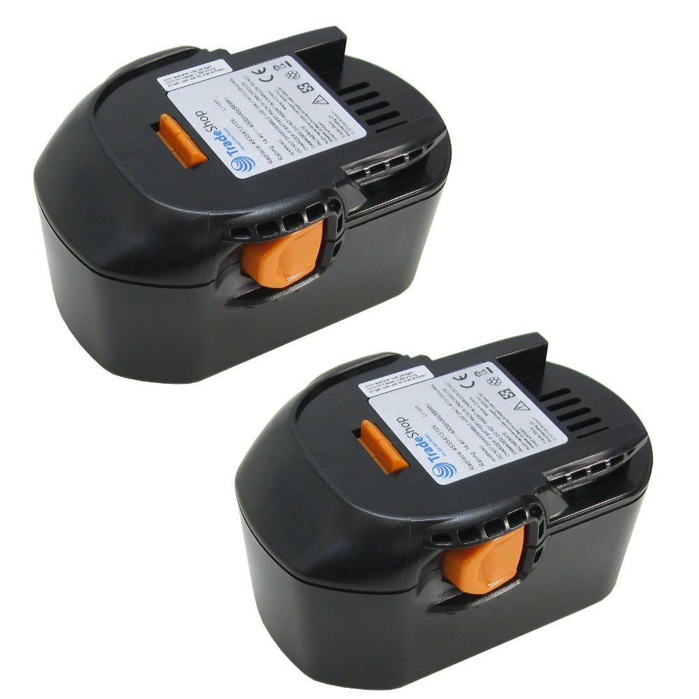 Trade-Shop 2x Akku passend für AEG 4932399700 4932399701 4932352656 4932352657 Akku Li-Ion 4000 mAh (14,4 V)