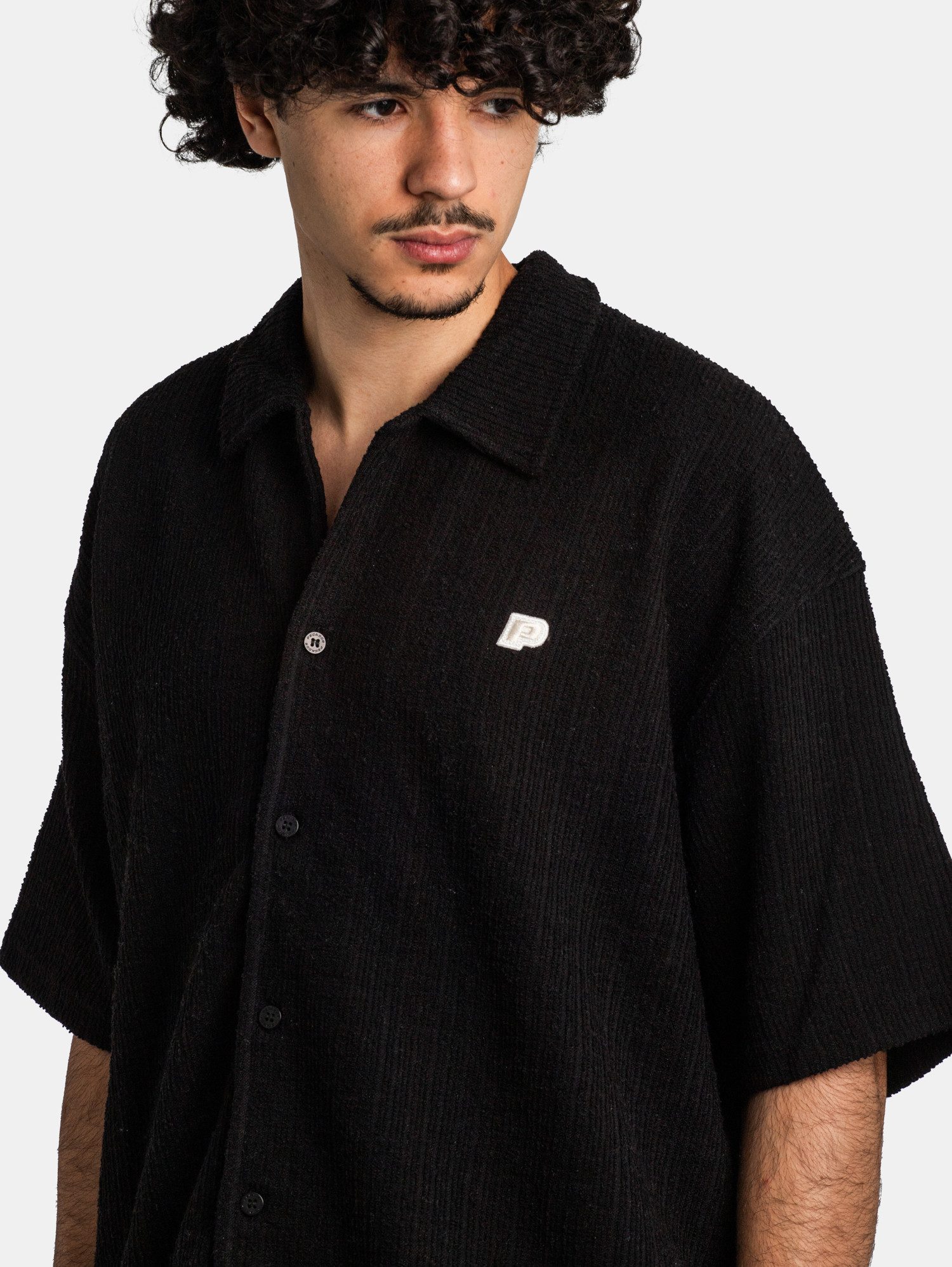 PEGADOR Kurzarmhemd Pegador Libco Structure Knit Shirt