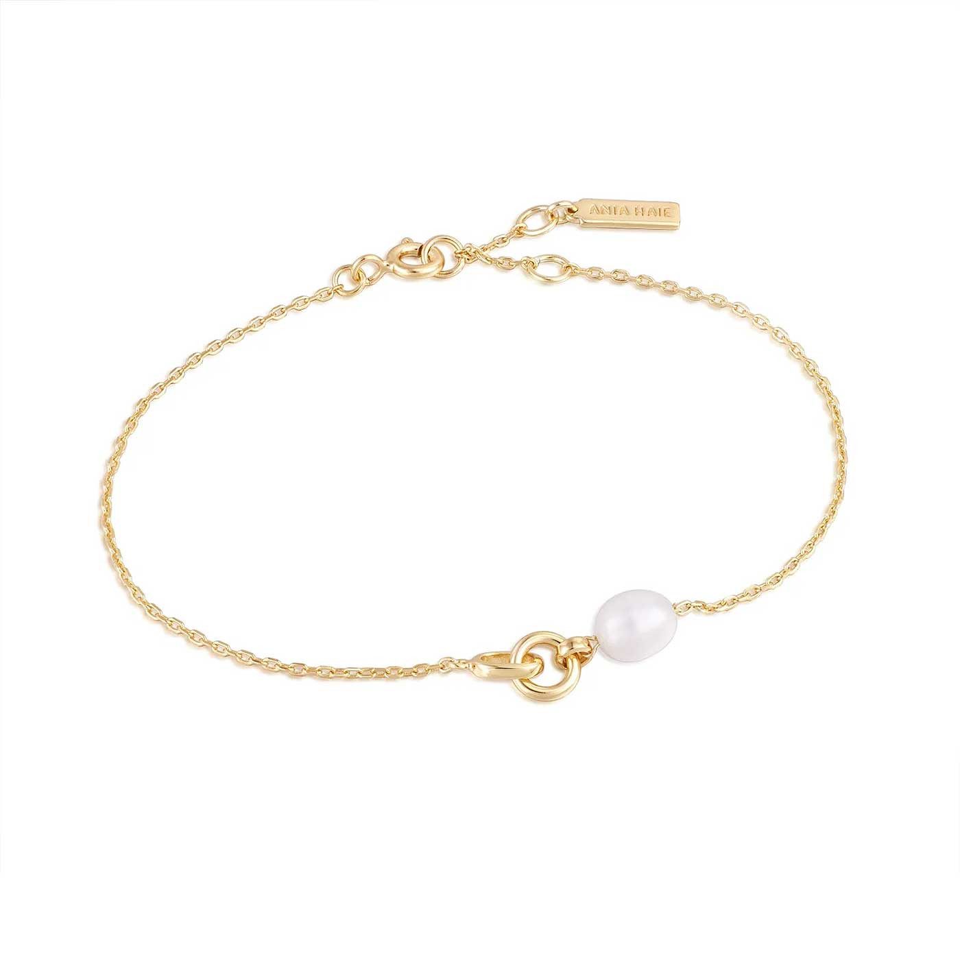 Ania Haie Armband ANIA HAIE B043-01G Armband mit Perlen Anhänger