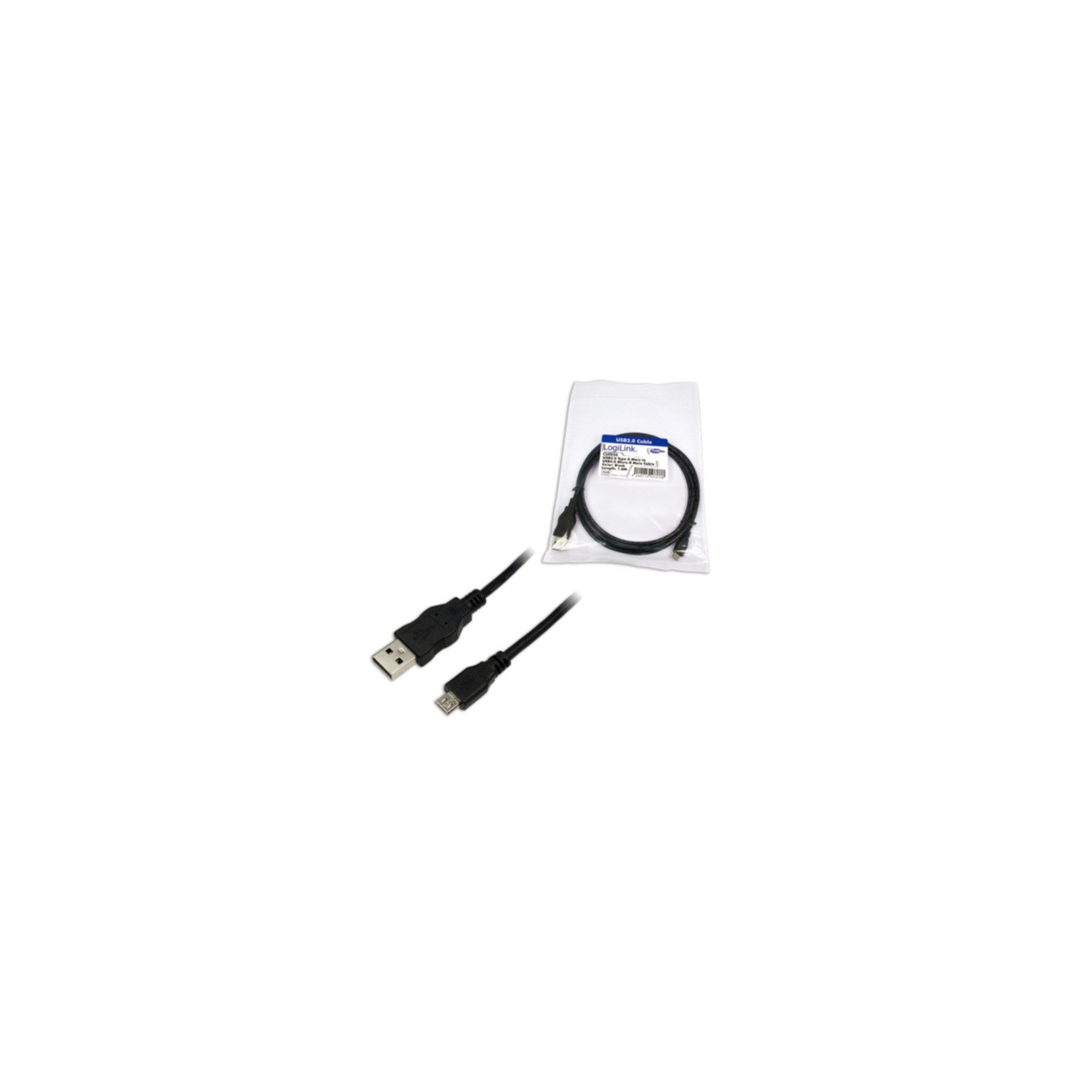LogiLink 1.8m USB/microUSB USB-Kabel