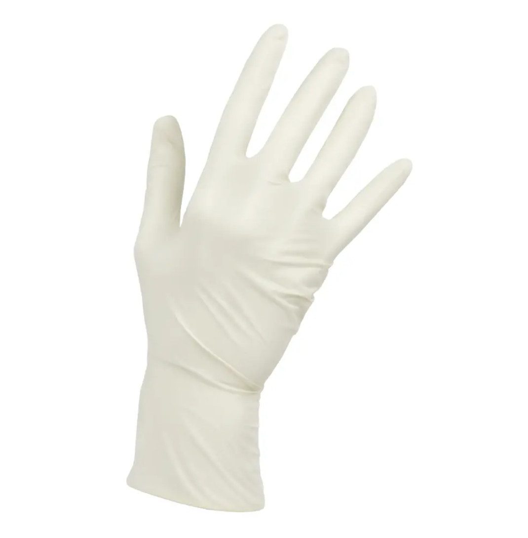 PAUL HARTMANN AG Latexhandschuhe Peha-soft latex protect U.-Handschuhe PF Gr. S/M/L/XL (Einmalhandschuhe, 100-St., Hochelastisch und besonders reißfest) Puderfrei zur Reduzierung allergischer Reaktionen