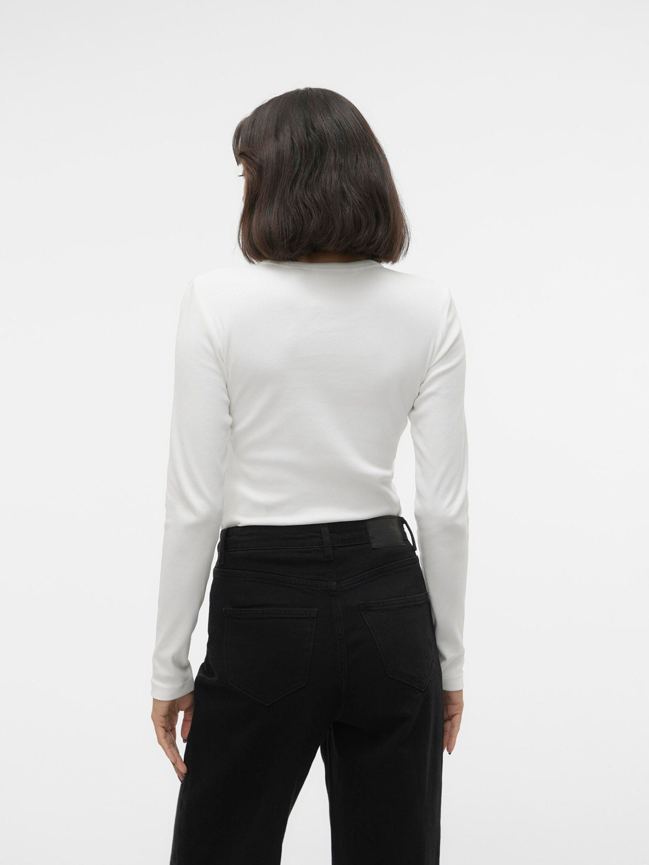 Vero Moda Langarmshirt VMChloe (1-tlg) Plain/ohne Details – Bild 2 von 5