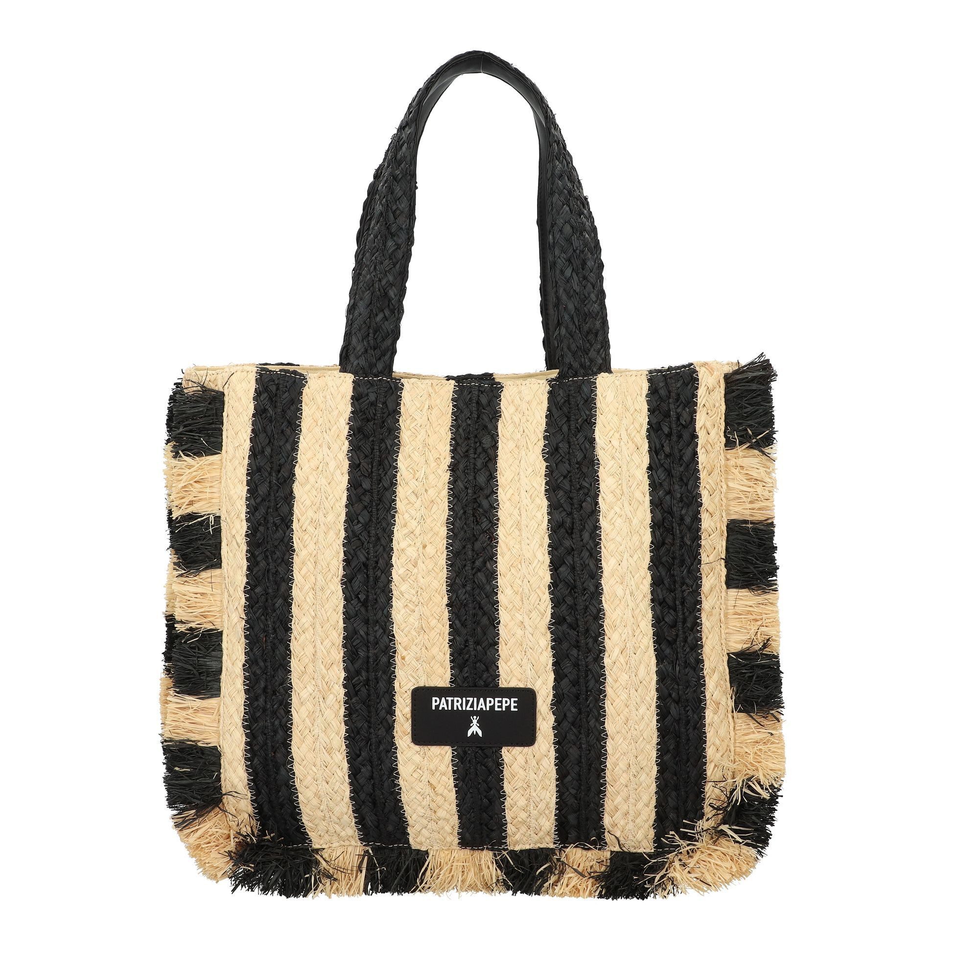 Patrizia Pepe Shopper, Stroh