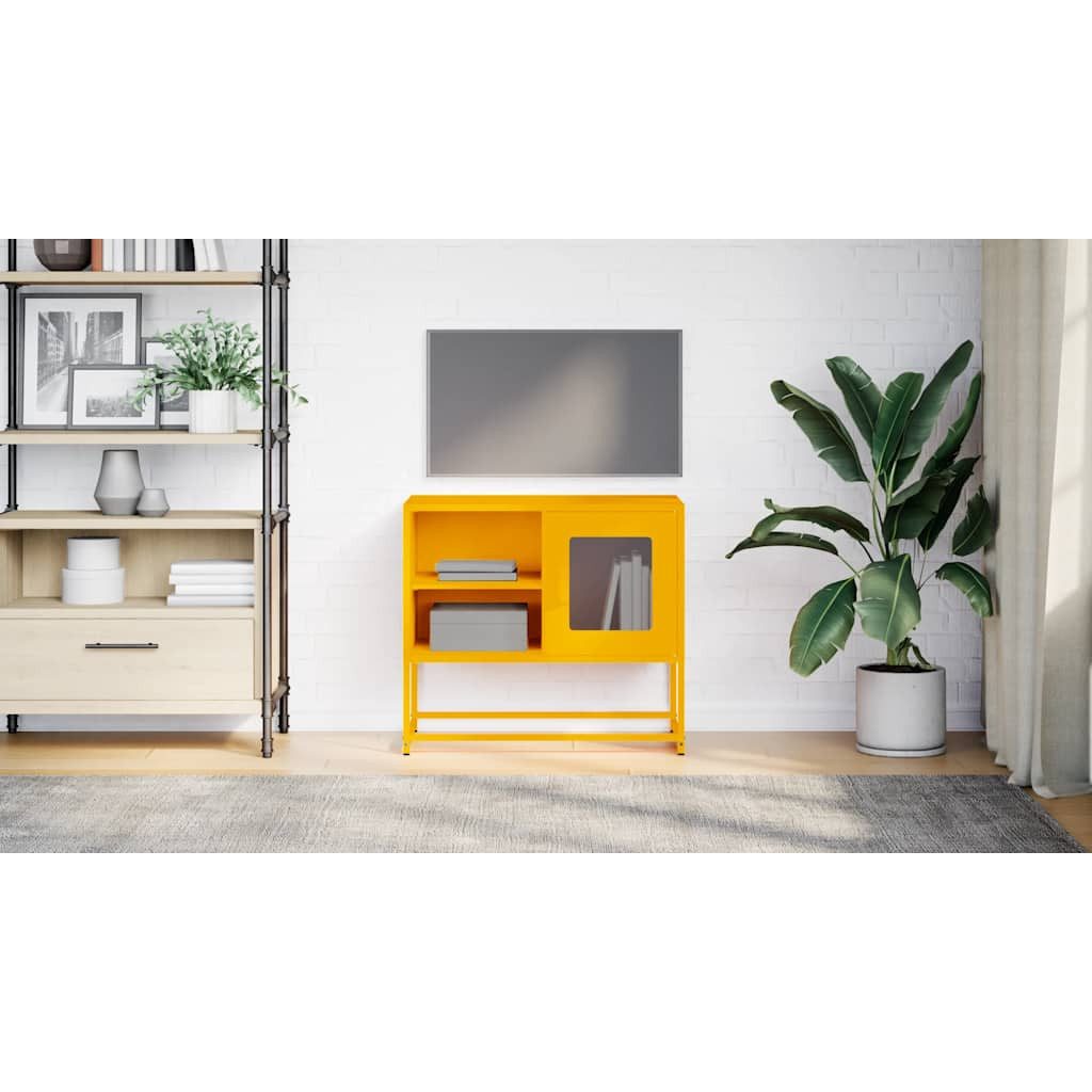 vidaXL TV-Schrank TV-Schrank Senfgelb 68x39x60,5 cm günstig online kaufen