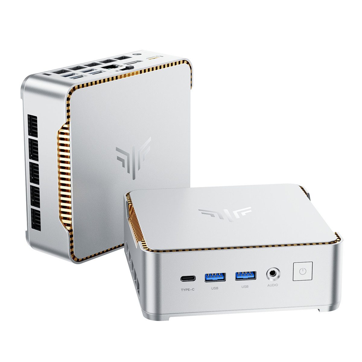NiPoGi P2 AMD Ryzen 3 7330U, 16GB LPDDR4 RAM 256GB SSD, Windows 11 Pro, Leise Mini-PC (AMD Ryzen 3 7330U 7330U, AMD Radeon™ Graphics, 16 GB RAM, 256 GB SSD, Lüfterkühlung, Triple-4K-Monitor, 4C/8T, Leise Mini Desktop PC für Homeoffice Büro)
