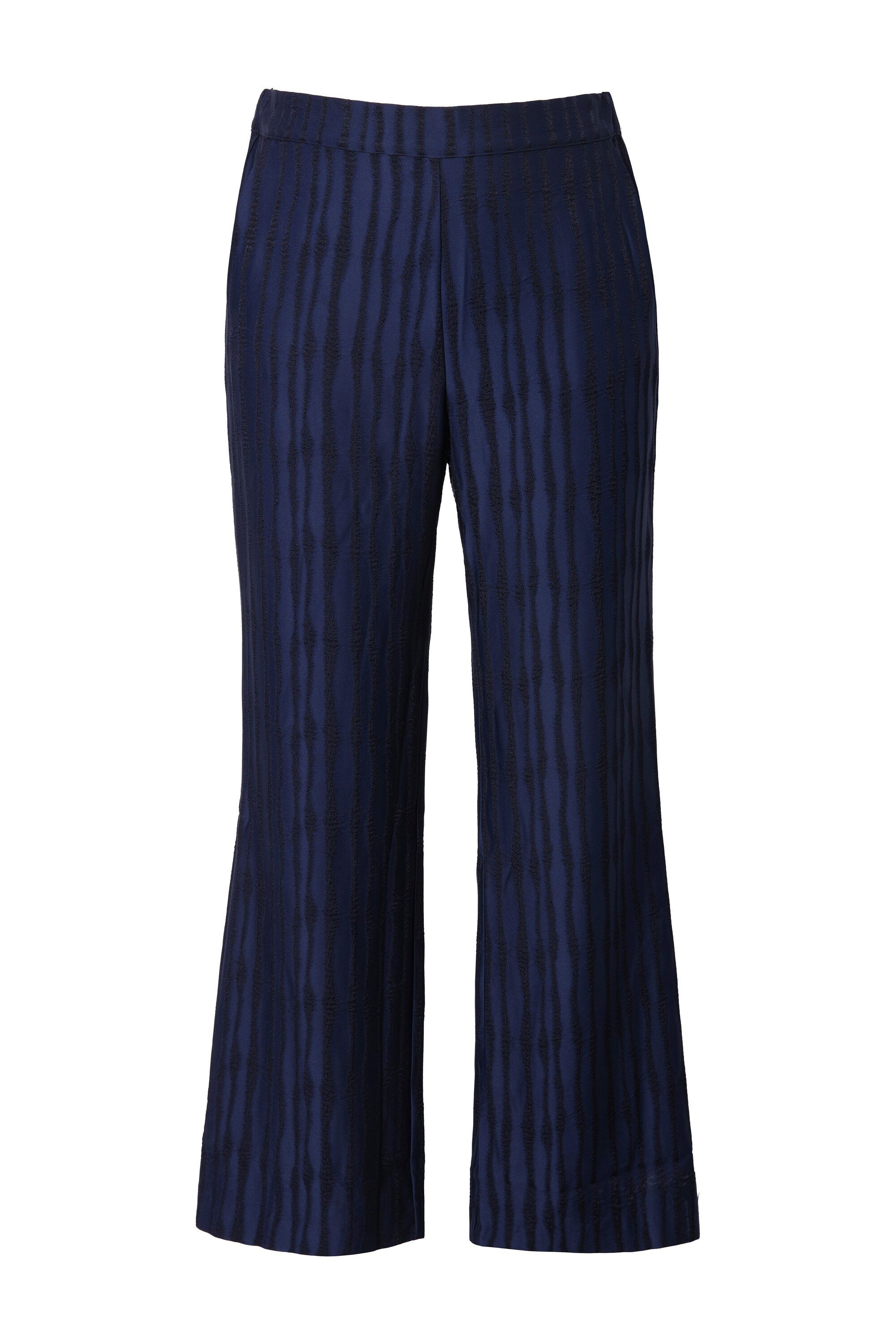 Ulla Popken Schlupfhose Hose Struktur weites günstig online kaufen