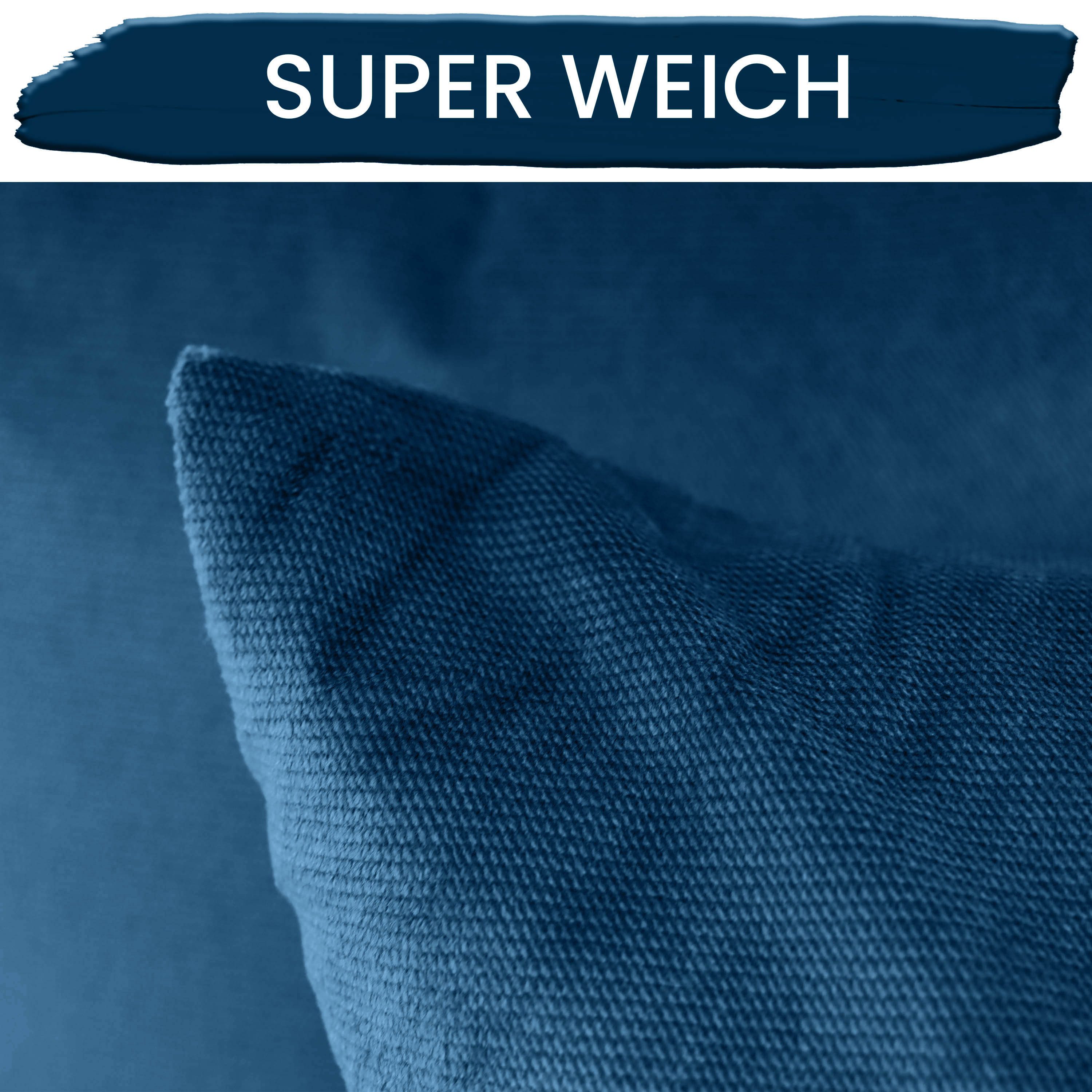 Amilian Dekokissen 2er Set - Kissen mit Füllung und Bezug - Sofakissen, Zie günstig online kaufen