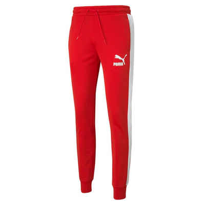 PUMA Jogginghose Hose Puma Iconic T7 Pants elastischer Hosenbund mit Kordelzug