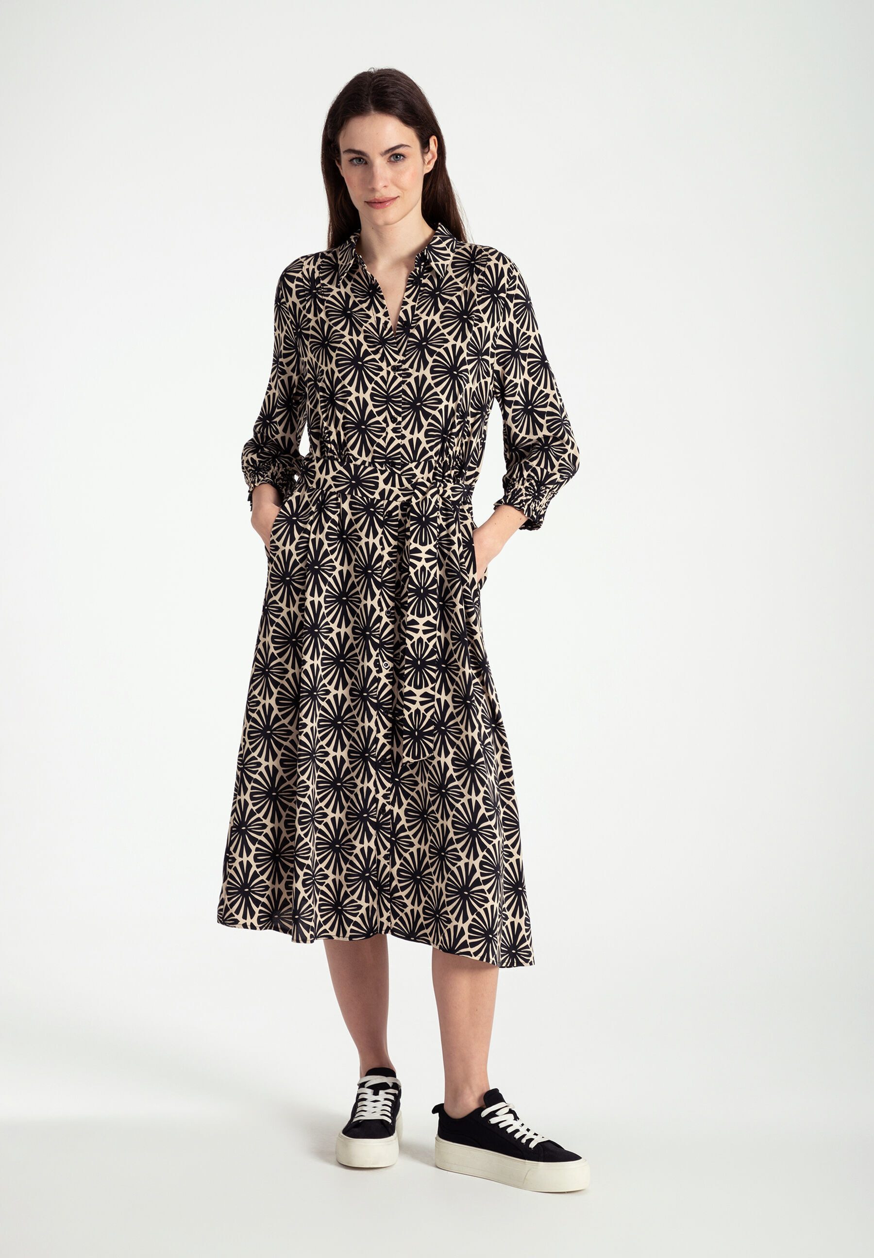 Blusenkleid Hemdblusenkleid