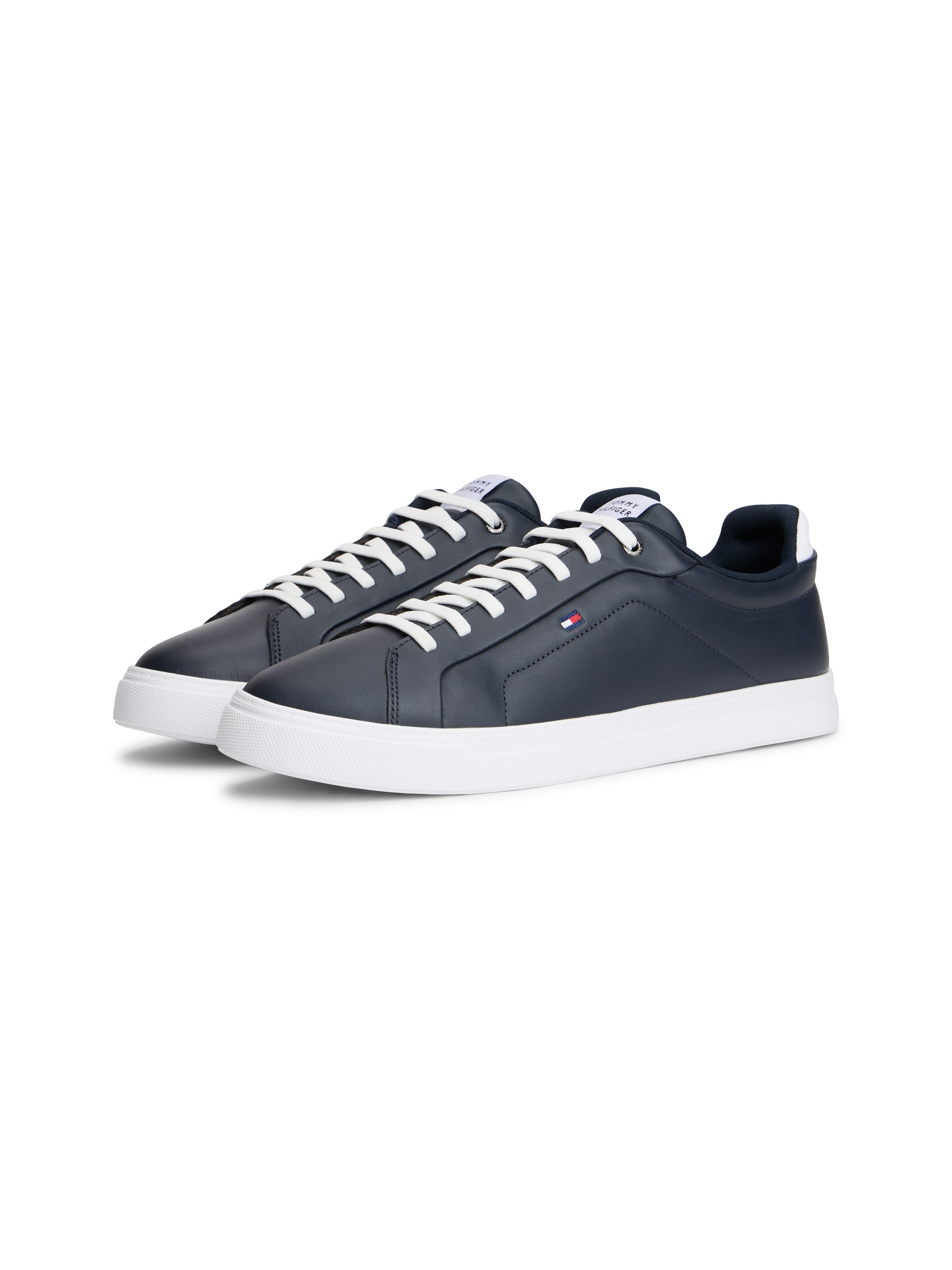 Tommy Hilfiger ICON COURT LIGHT ESS Sneaker, Freizeitschuh, Halbschuh, Schnürschuh, weich gepolsterter Schaftrand