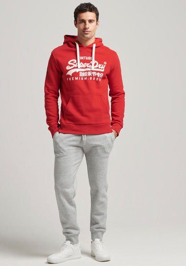 Superdry Hoodie SDVINTAGE LOGO HERITAGE risk HOOD red