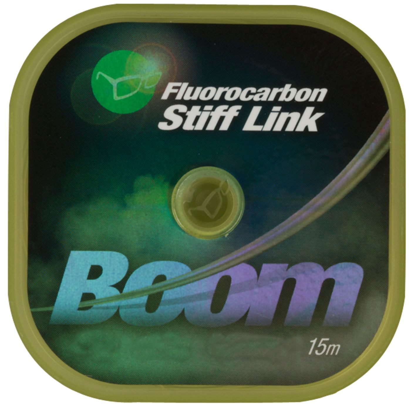 Korda Vorfachschnur Korda Boom Fluorocarbon Stiff Link 15m - Vorfachschnur, 0.55 m Länge, 0.55 mm Fadendurchmesser, (15-St)