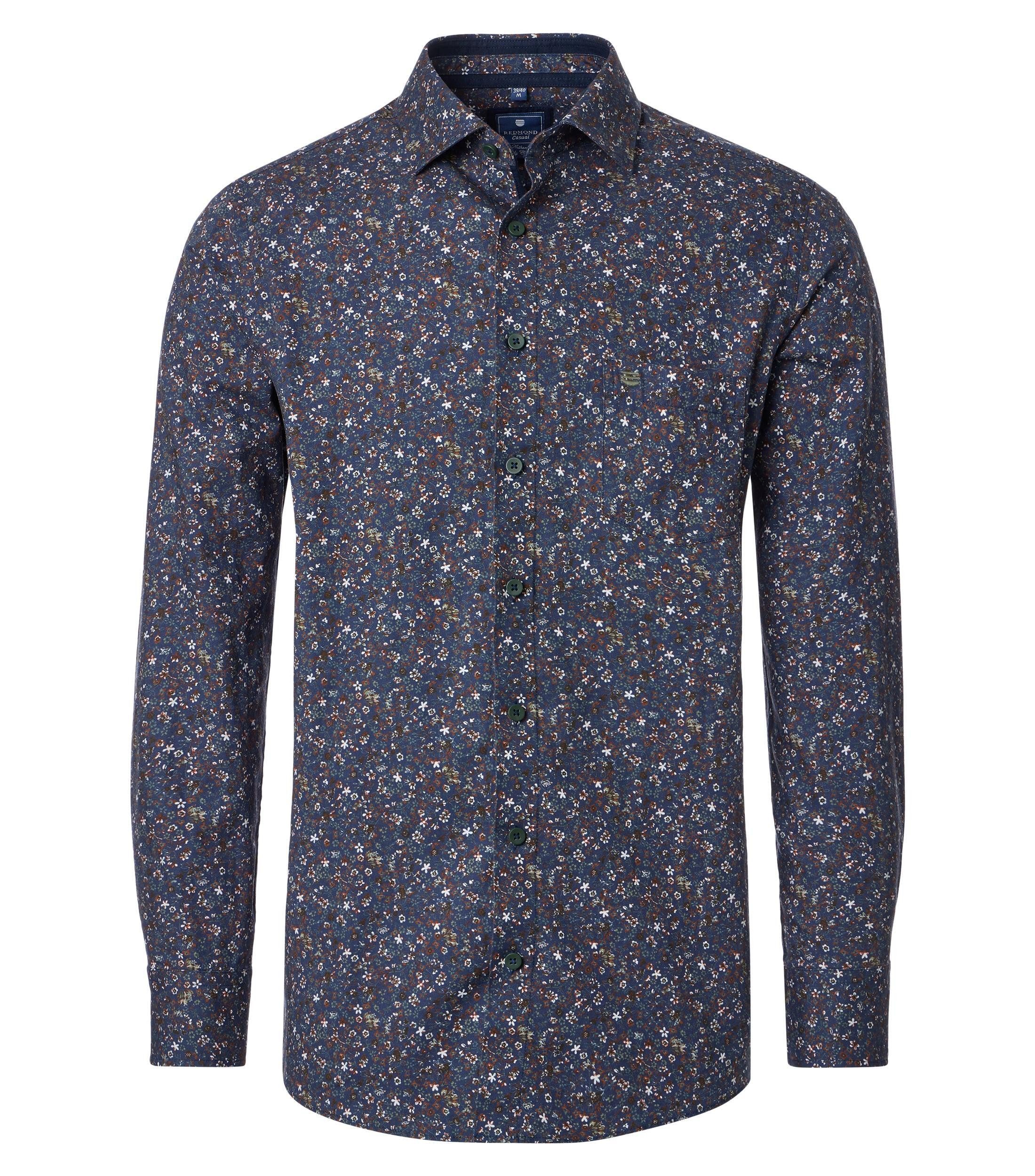 Langarmhemd Druck Modern Fit
