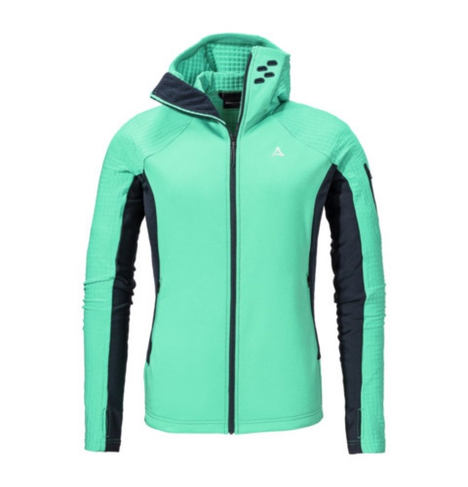 Schöffel Fleecejacke Rotbach Hoody (Kapuze, 2-Wege-Stretch, schnelltrocknend, atmungsaktiv)