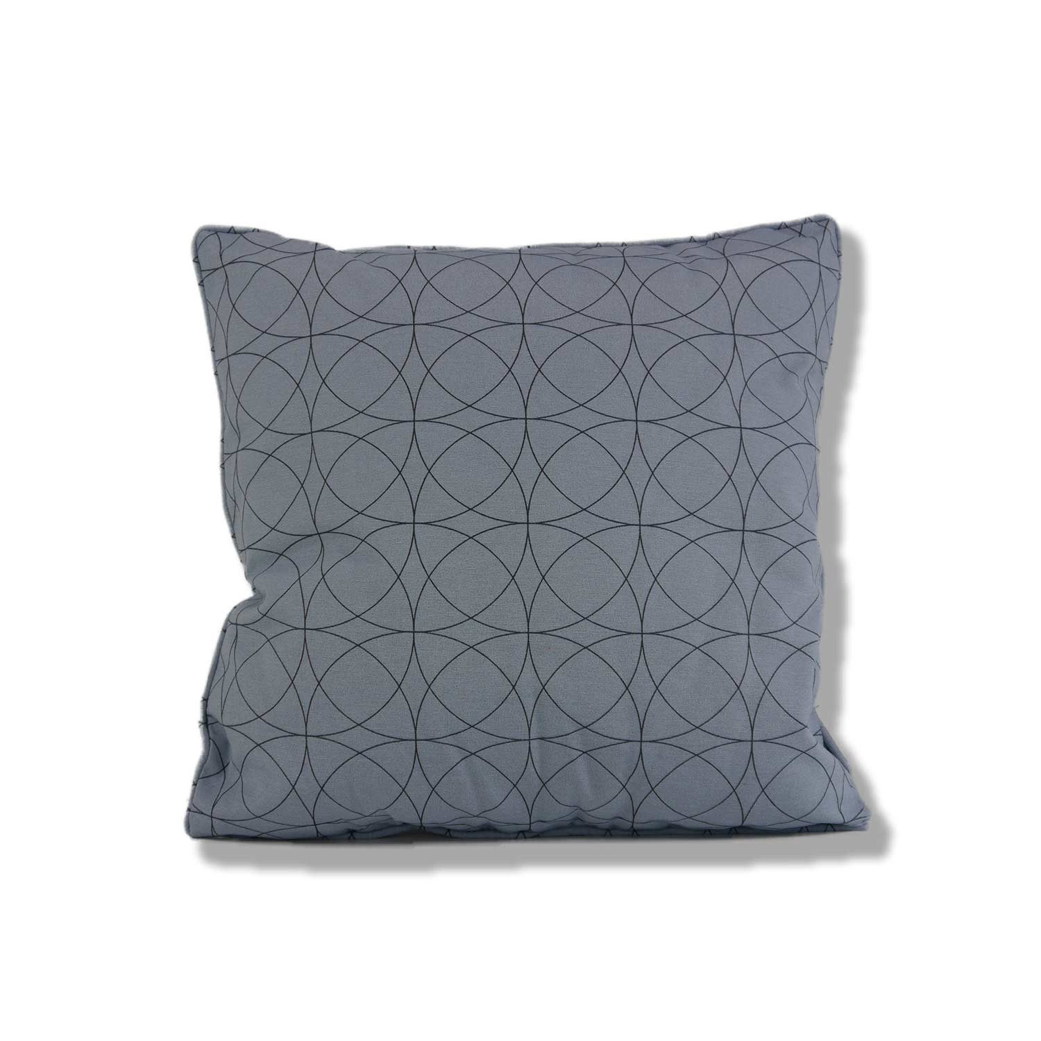 Madison Dekokissen, Madison Zierkissen Outdoor Blau mit Kreisen 45x45 cm Circle Blue